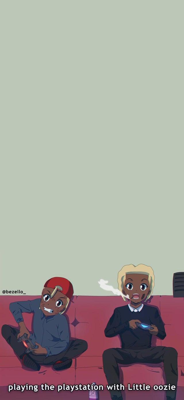 640x1385 Lil uzi vert anime wallpaper