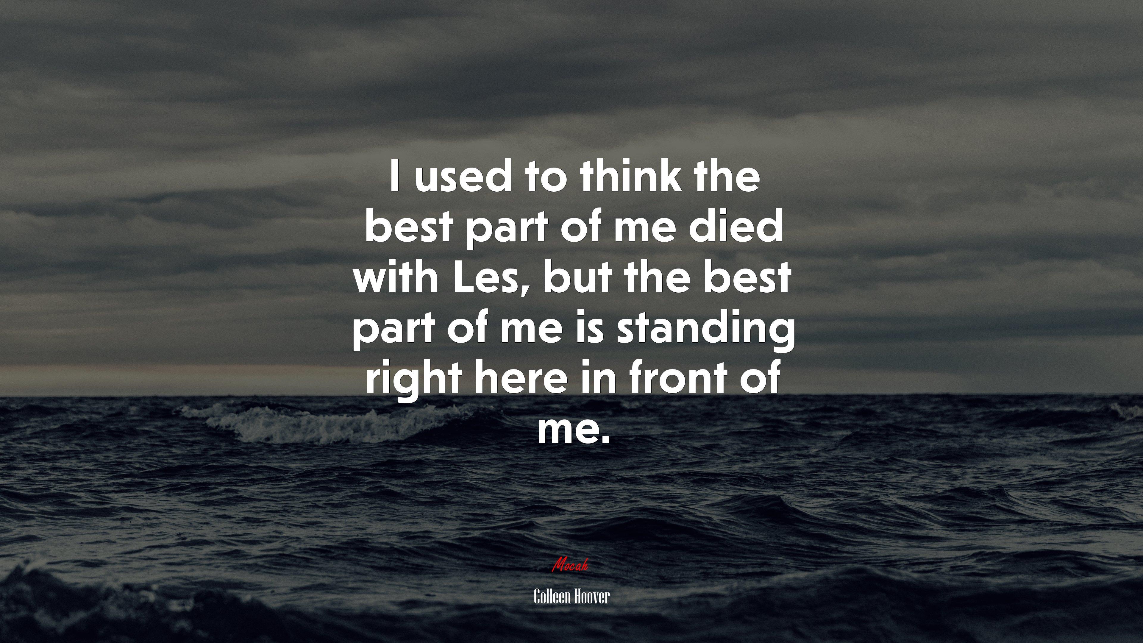 3840x2160 Full HD Colleen Hoover quote wallpaper