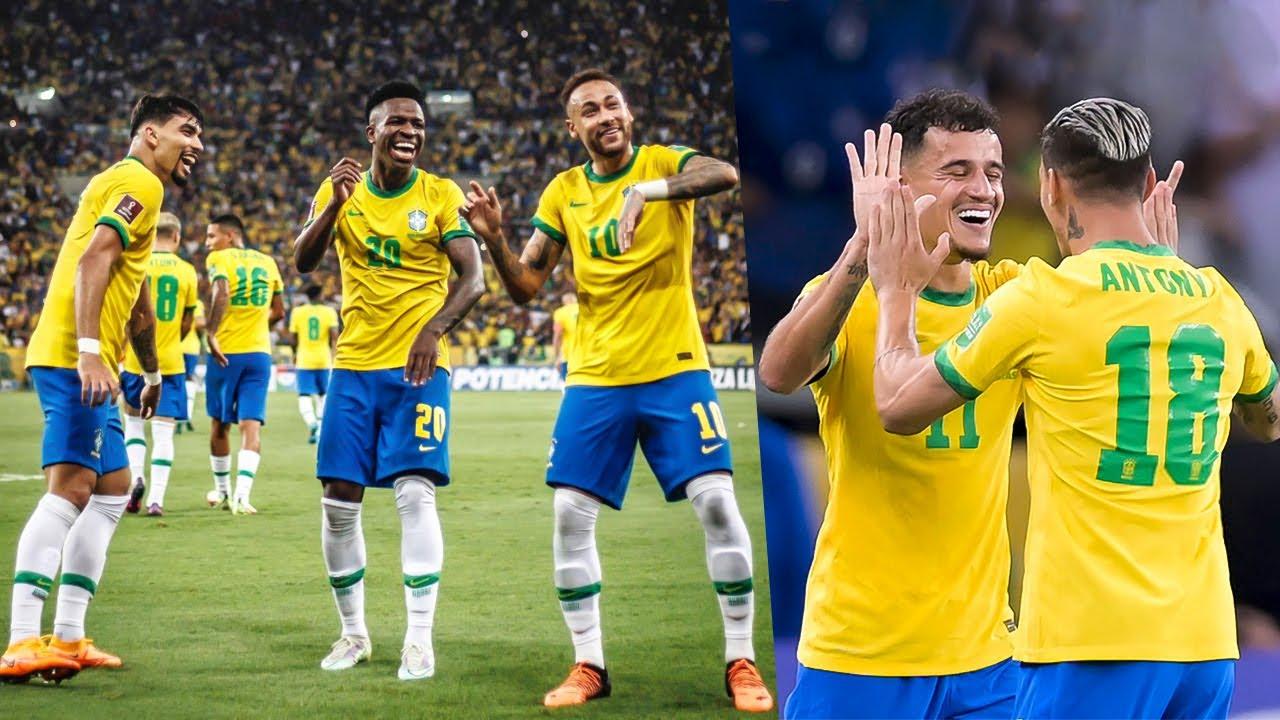 1280x720 Brazil SAMBA Skills is BACK 2022, Vinicius Jr, Antony, Dani Alves, Coutinho