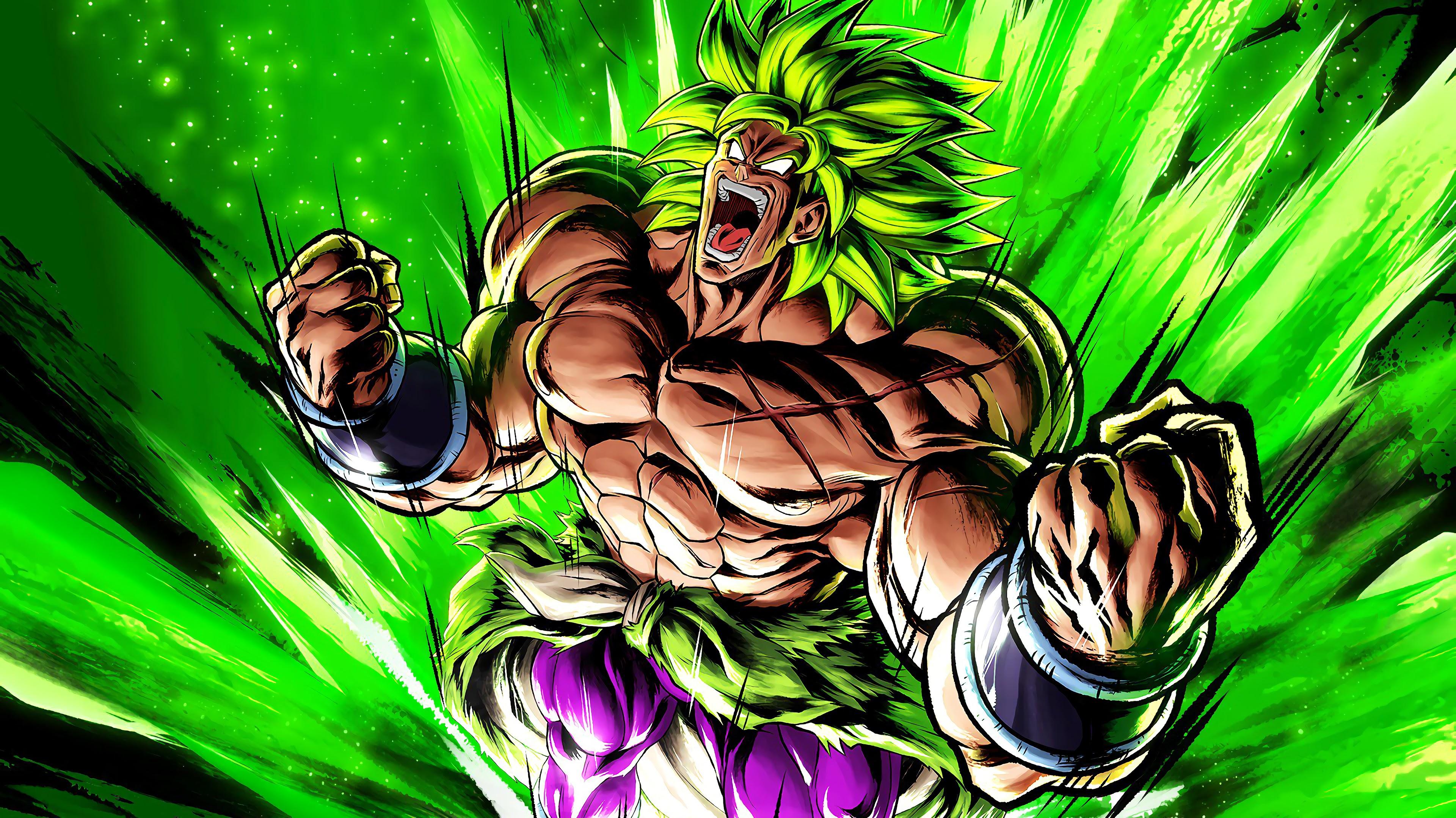 3840x2160 Dragon Ball Super: Broly Legendary Super Saiyan 4K Wallpaper