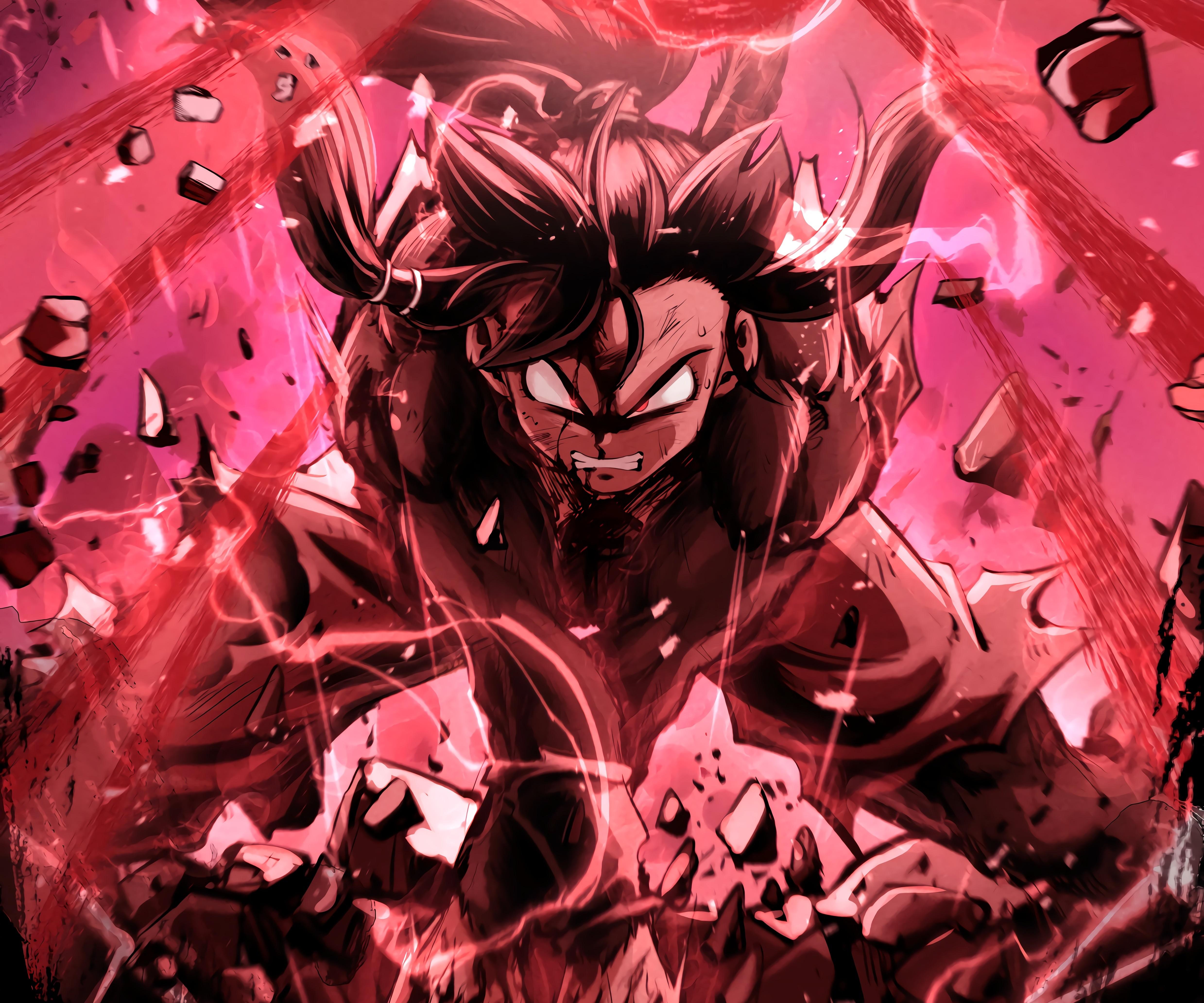 4956x4130 Dragon Ball GT 4k Ultra HD Wallpaper, Pan (Dragon Ball), Super Saiyan 4 Gallery HD Wallpaper