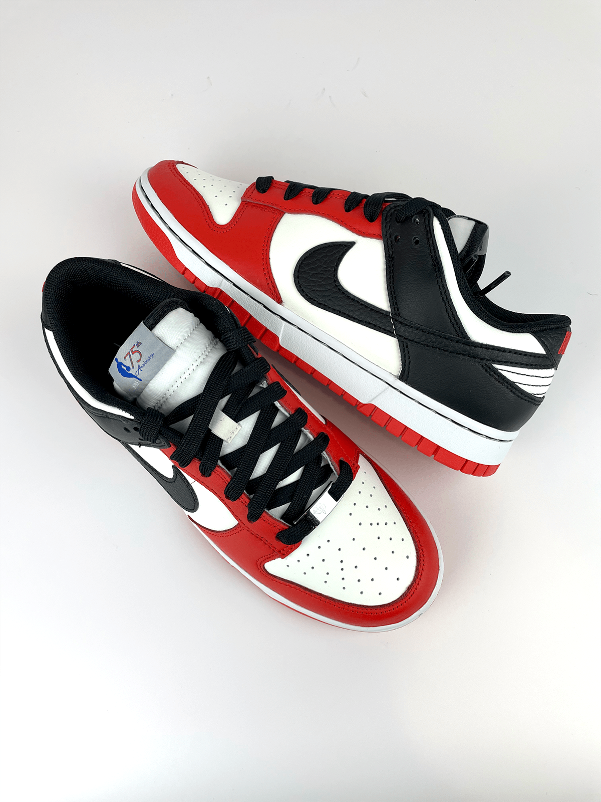 1200x1600 Nike Dunk Low EMB NBA 75th Anniversary Chicago