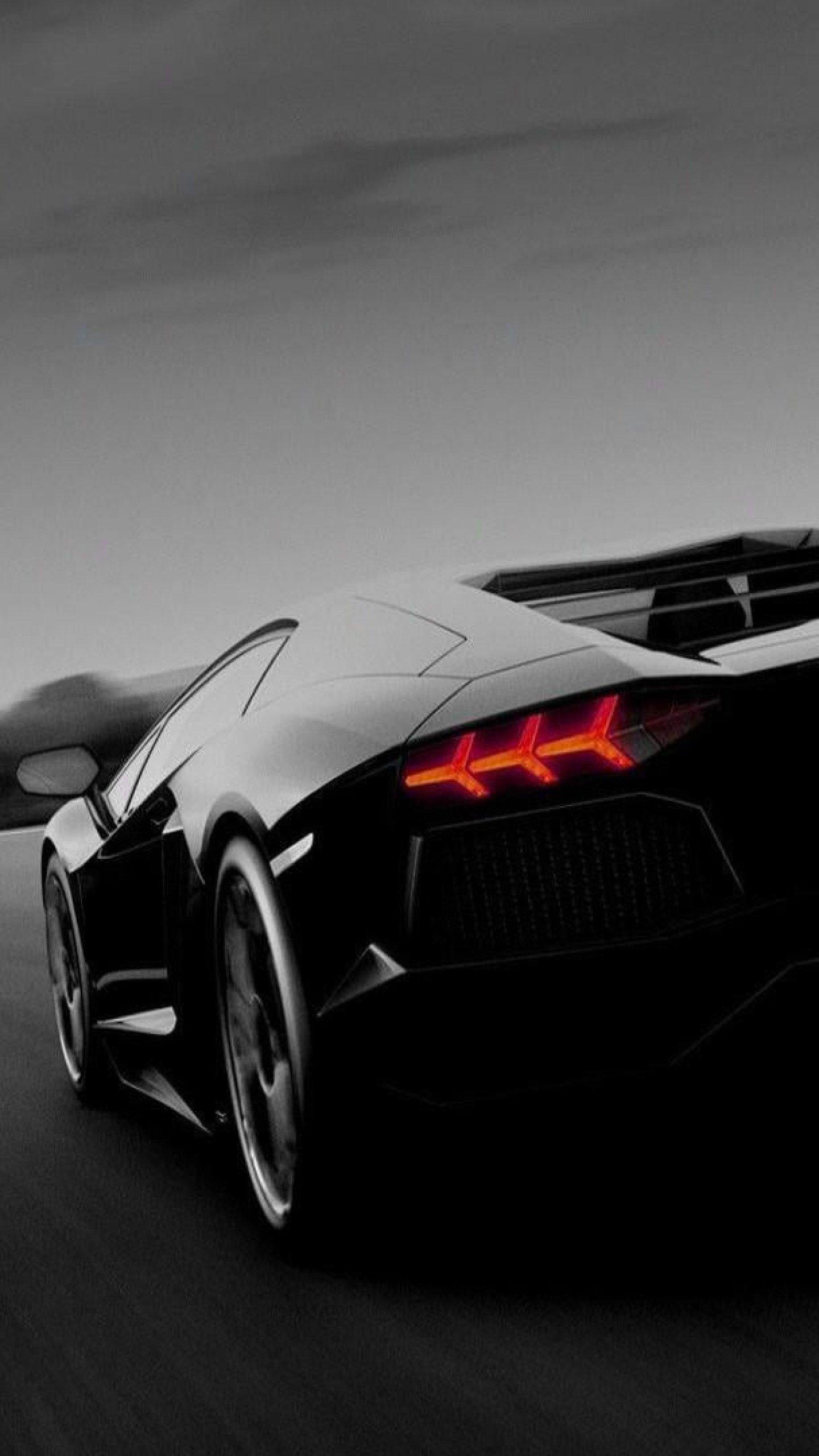 1440x2560 Car Wallpaper, Black, Vehicle, Road, Asphalt, Sports Car, Supercar, Automotive Design • Wallpaper For You