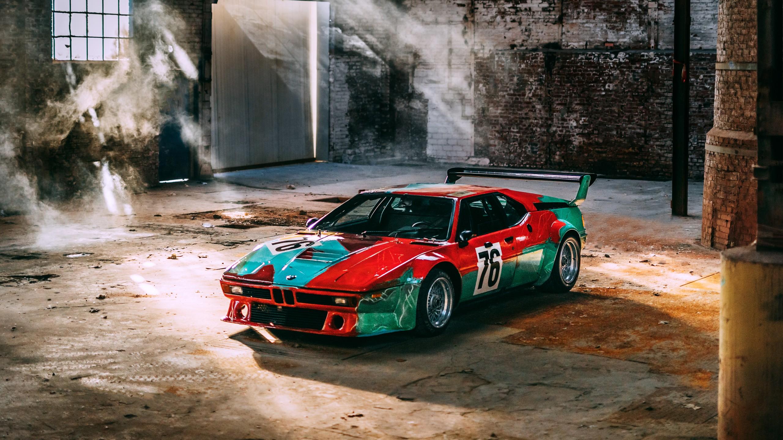 2560x1440 BMW M1 Group 4 Rennversion Art Car by Andy Warhol Italdesign 1979 4K 4 Wallpaper. HD Car Wallpaper