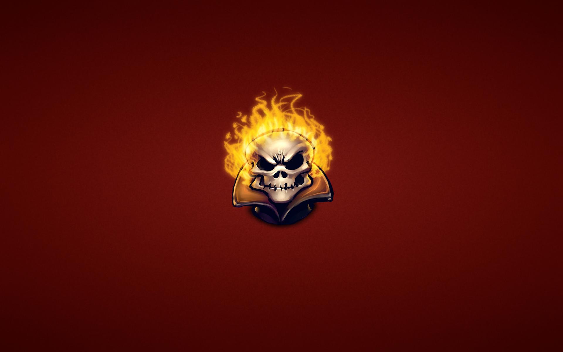 1920x1200 Ghost rider skull