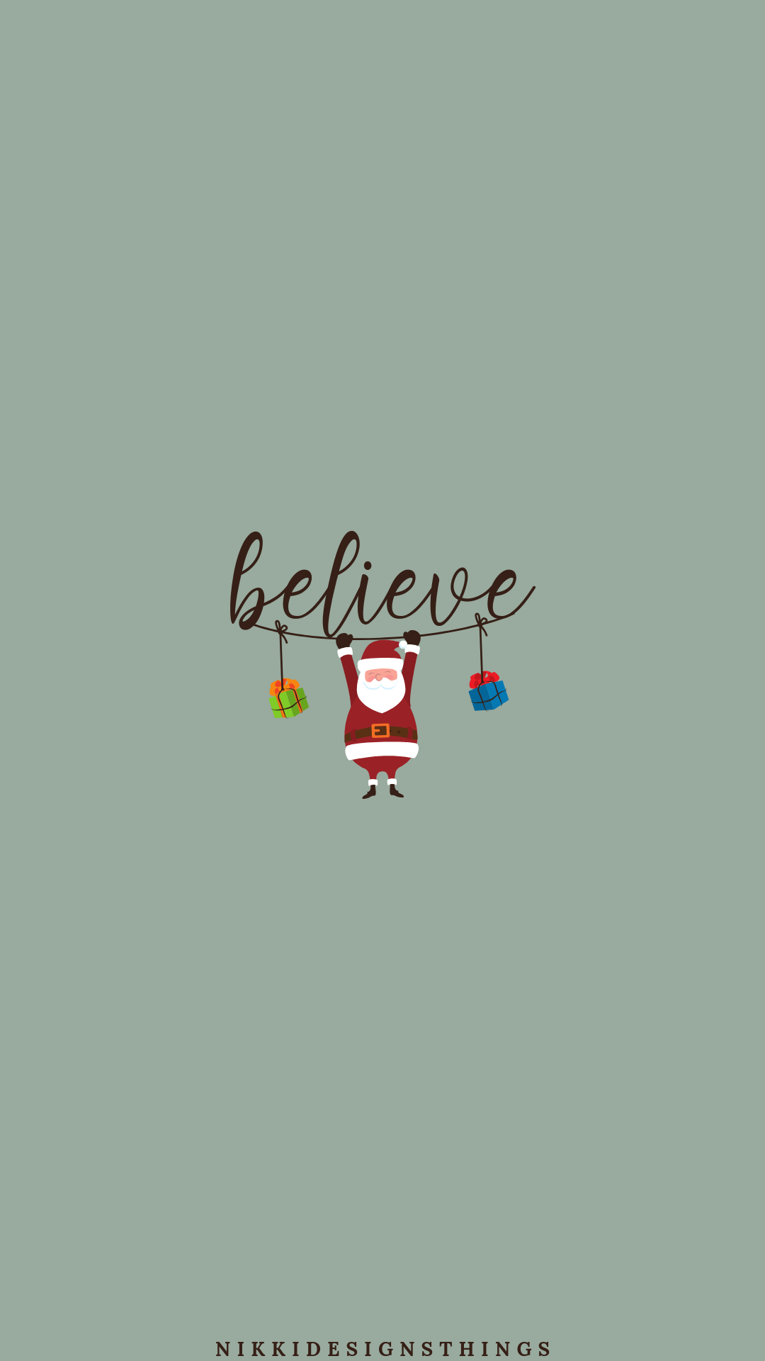 1080x1920 Christmas Phone Simple Wallpaper