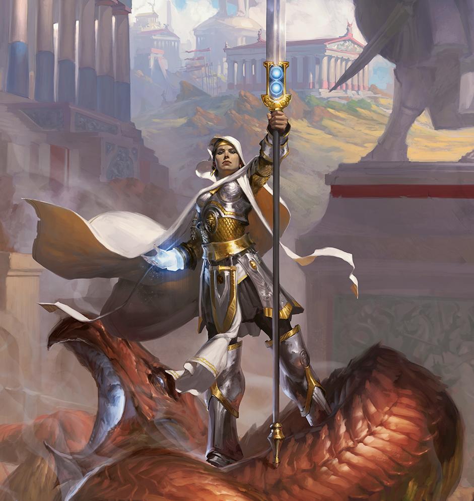 941x995 Soldier Queen Elspeth (Modern MTG Deck)