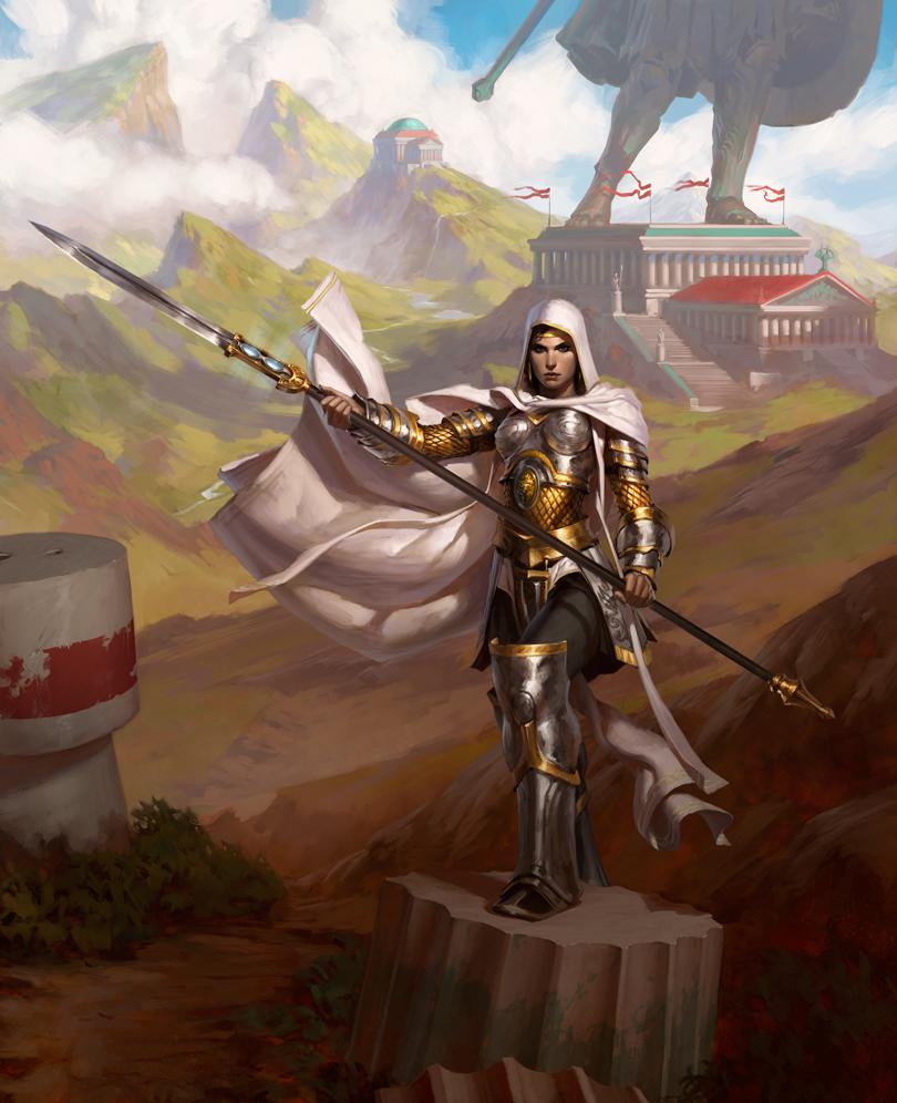 810x996 Annie, Clocky but Cute på Twitter: Does anyone know who the artist for these two Elspeth pieces is? #MTG From my understanding they were both promotional art, not on actual cards, but