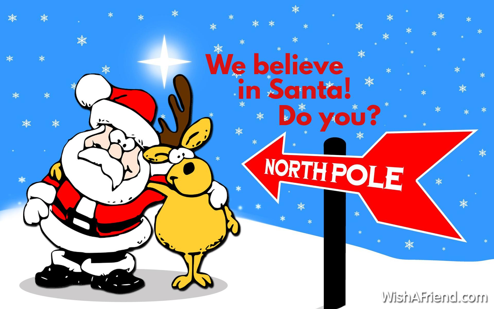 1920x1200 We believe in Santa! Do you?, Christmas Santa Claus