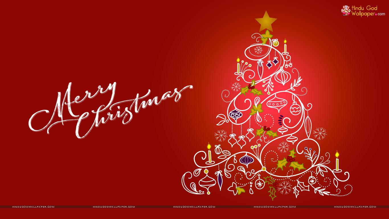 1366x768 Christmas Wallpaper Free Download