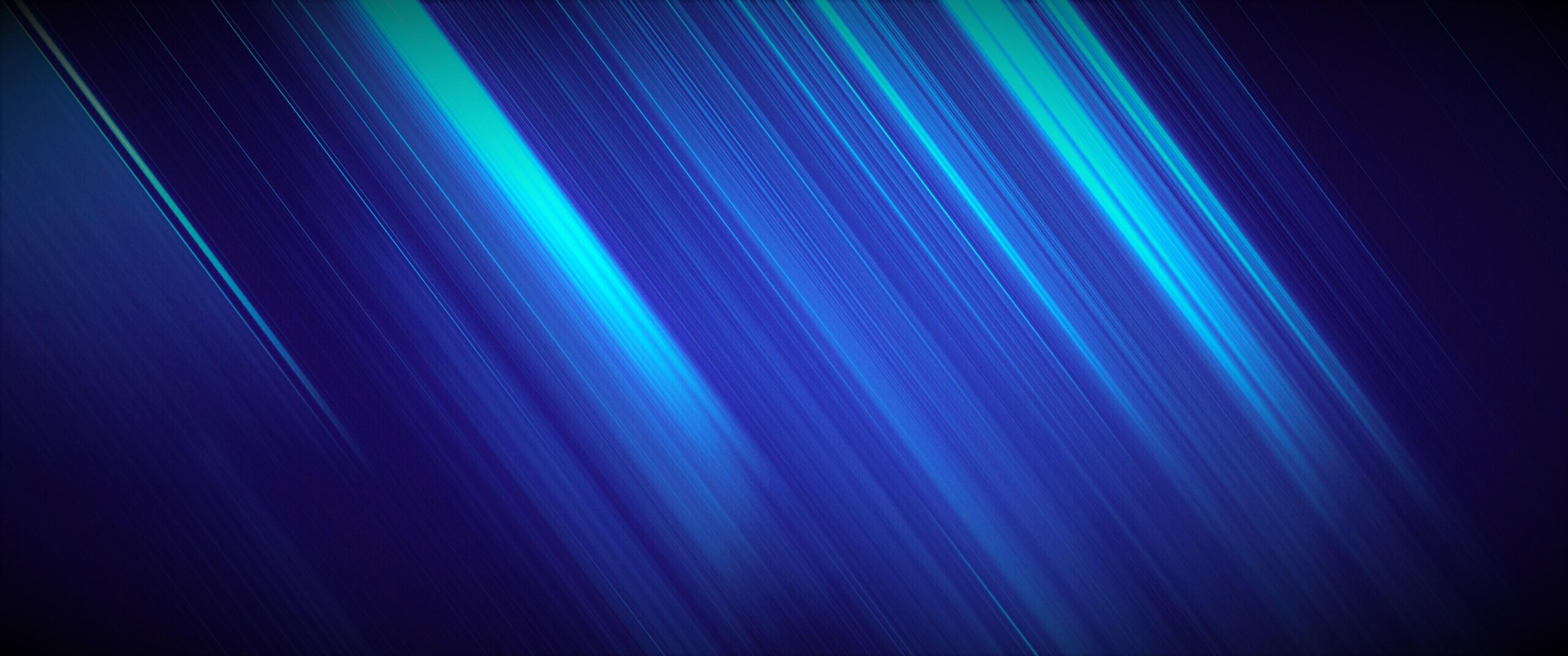 3440x1440 Wallpaper / abstract, lines, digital art, hd, 4k, blue free download