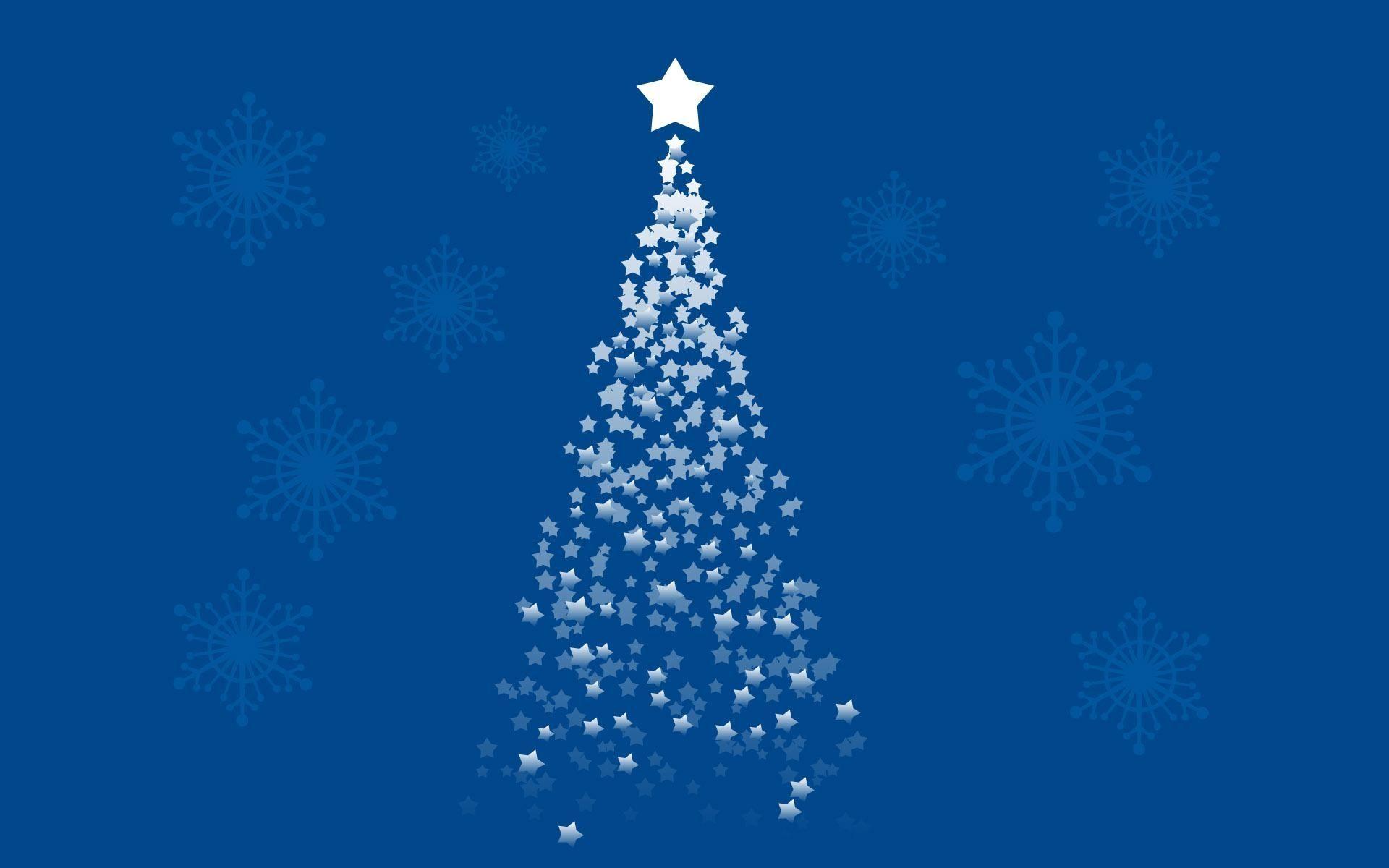 1920x1200 Blue Christmas Wallpaper HD