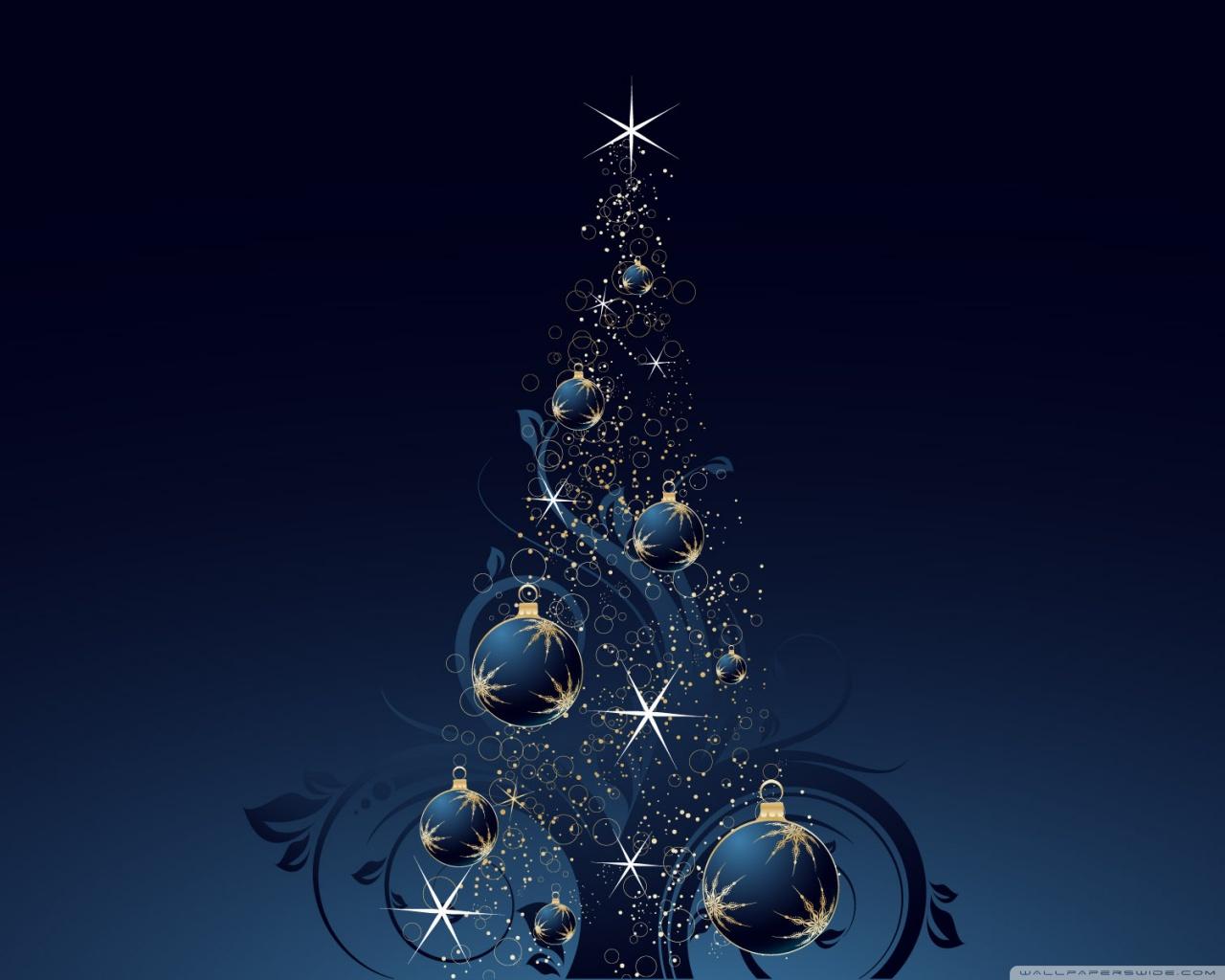 1280x1024 Blue Christmas Tree Ultra HD Desktop Background Wallpaper for 4K UHD TV : Widescreen & UltraWide Desktop & Laptop
