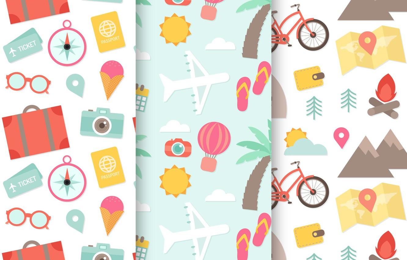 1332x850 Wallpaper background, texture, pattern, Camera, Travel, collection, Plane, Ice cream image for desktop, section текстуры