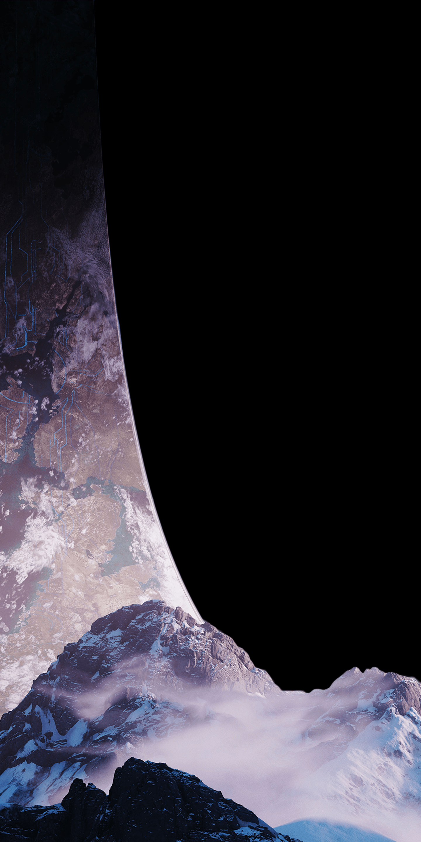 1440x2880 Created Two Halo Infinite Wallpaper For Phones (OLED and Normal)