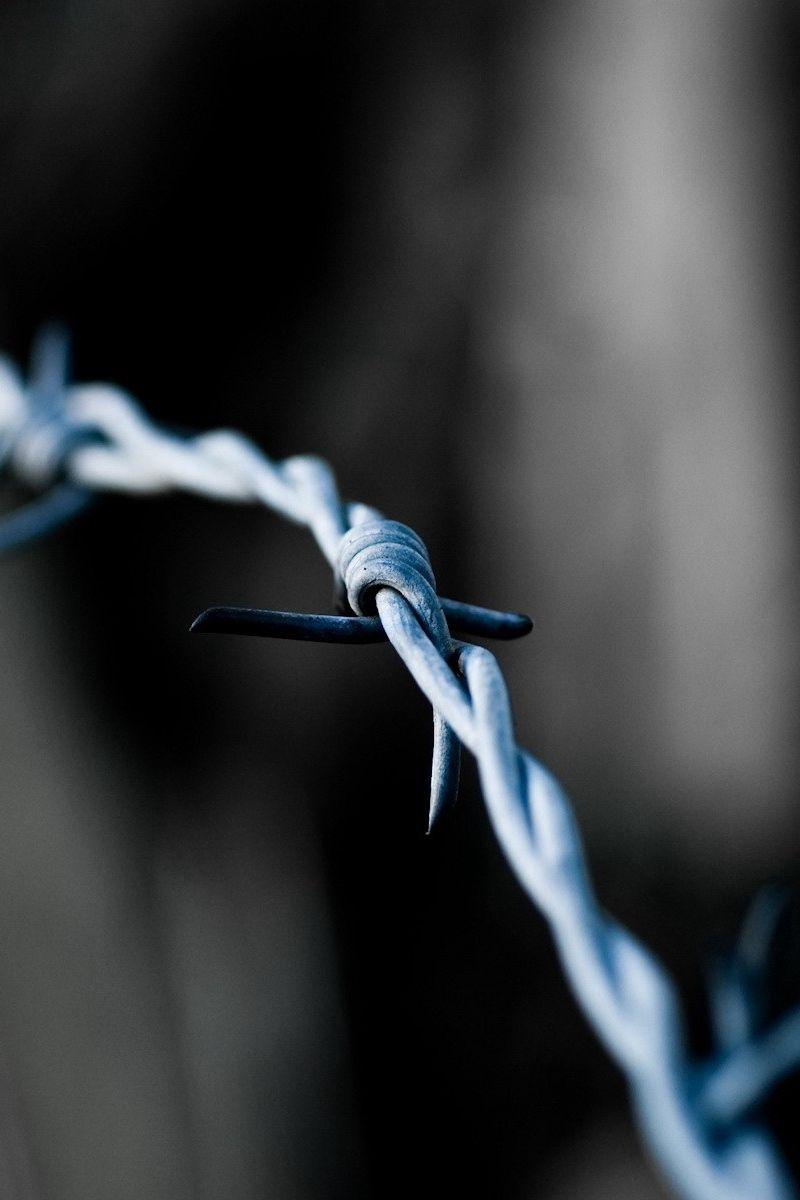 800x1200 Download Wallpaper 800x1200 Barbed Wire, Metal, Twisted Iphone 4s 4