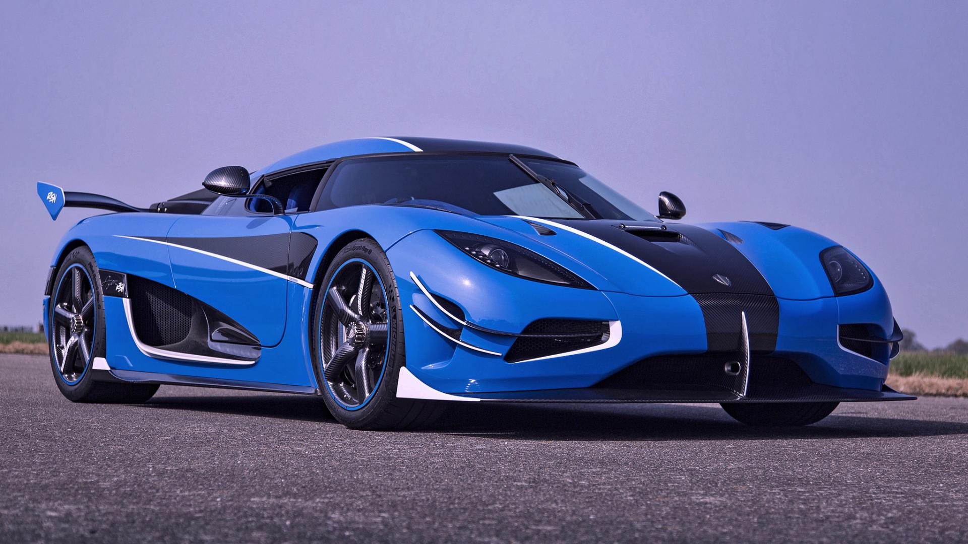 1920x1080 Blue Sport Car Koenigsegg Agera RSN 2018 Desktop wallpaper 1920x1080