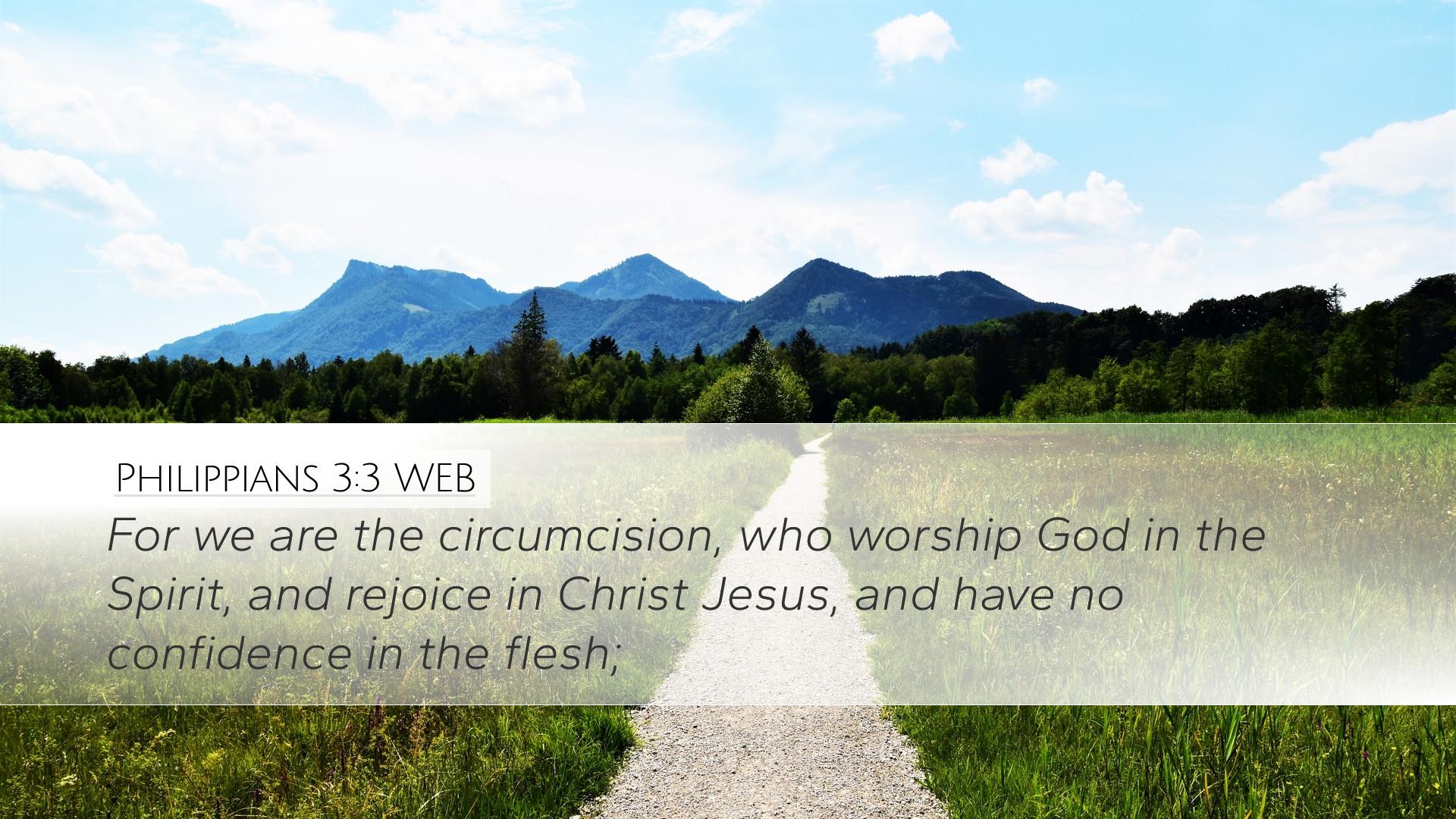 1920x1080 Philippians 3:3 WEB Desktop Wallpaper we are the circumcision, who worship God in