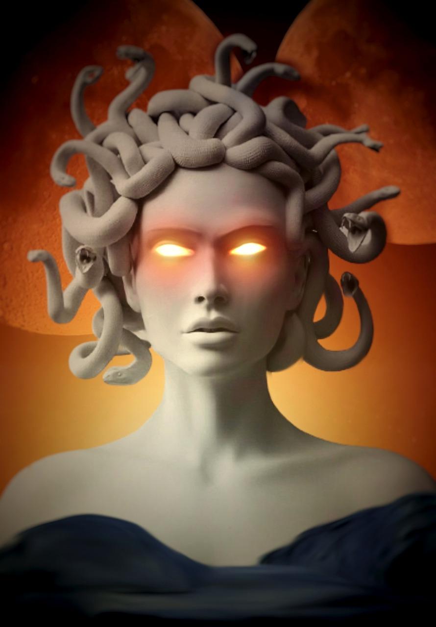890x1280 Medusa Head Snakes Snake