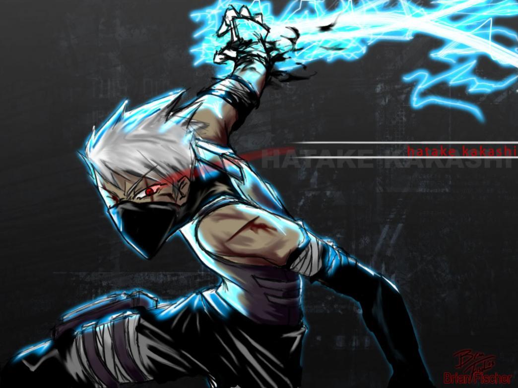 1044x783 Kakashi Chidori Wallpaper