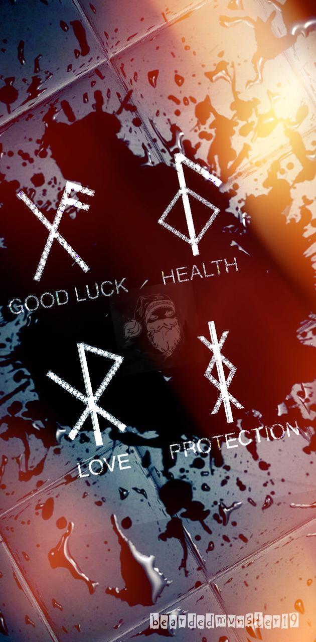 630x1280 Bindrunes wallpaper