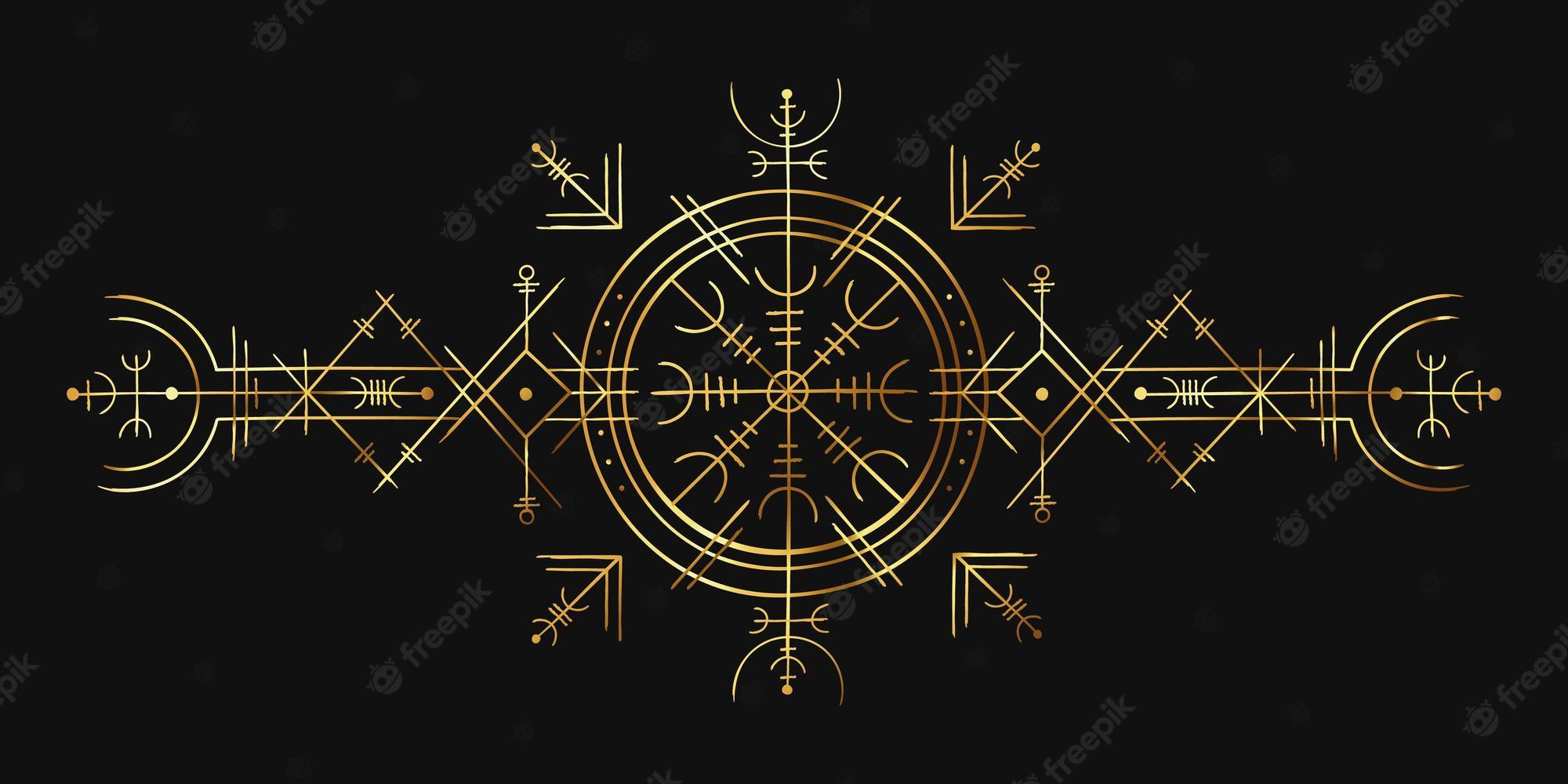 2000x1000 Viking Runes Image. Free Vectors, & PSD
