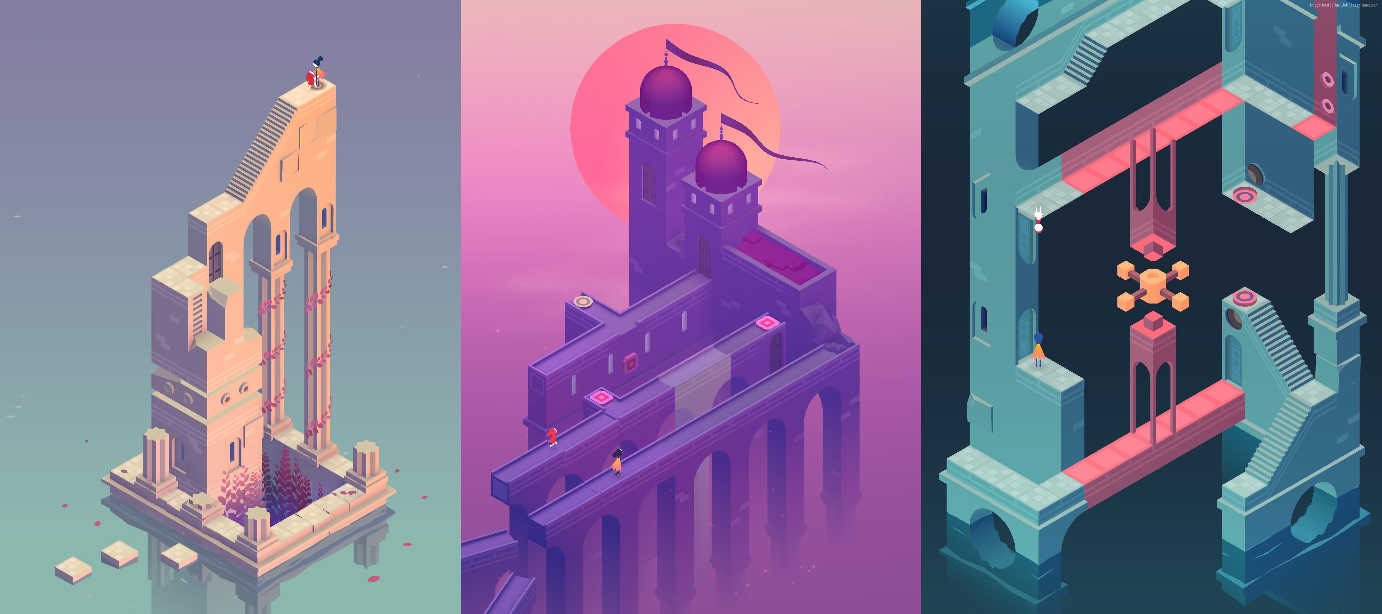 4608x2048 k, #screenshot, #Monument Valley 2 Gallery HD Wallpaper