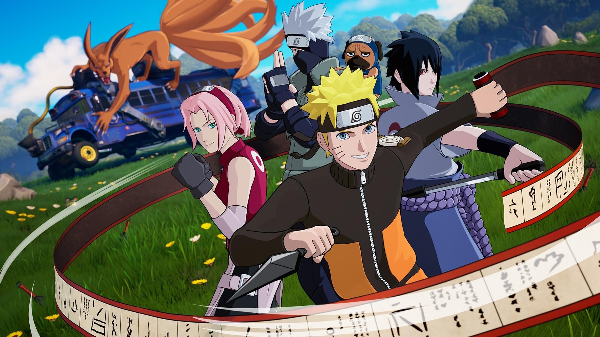 1920x1080 Naruto and Team 7 x Fortnite Wallpaper, HD Games 4K Wallpaper, Image, Photo and Background
