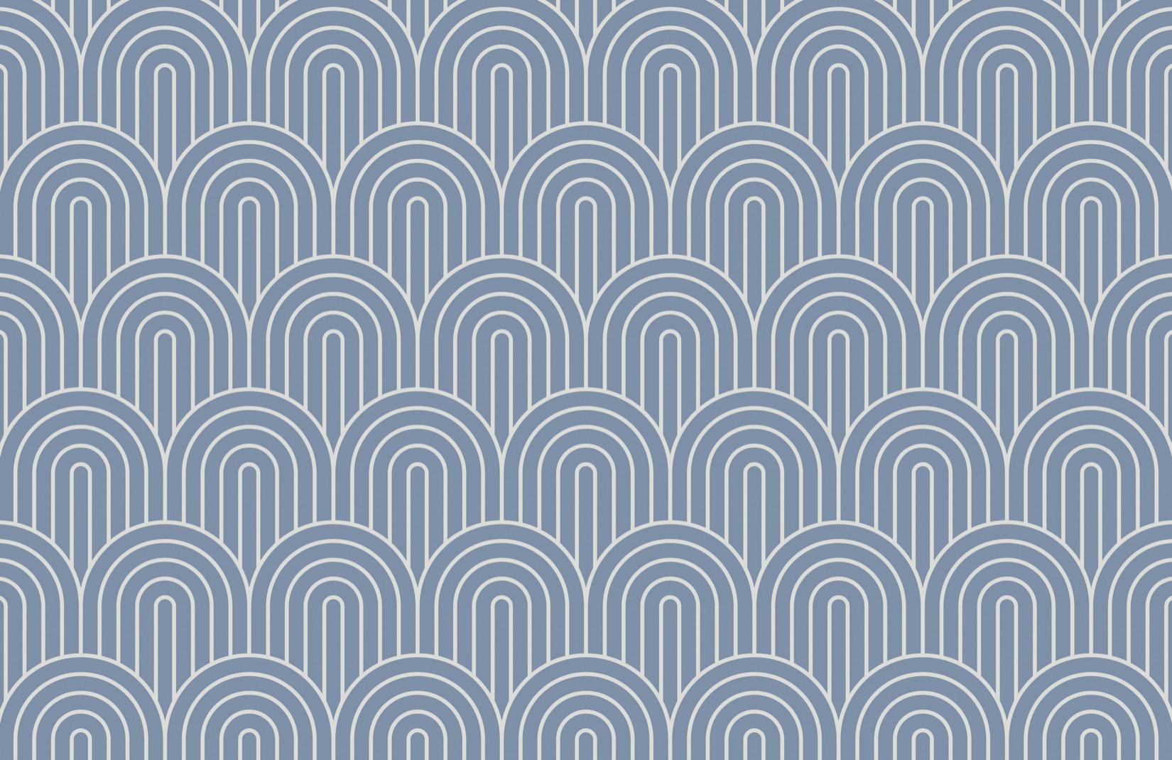 1650x1070 Blue Geometric Infinite Loop Stripe Wallpaper