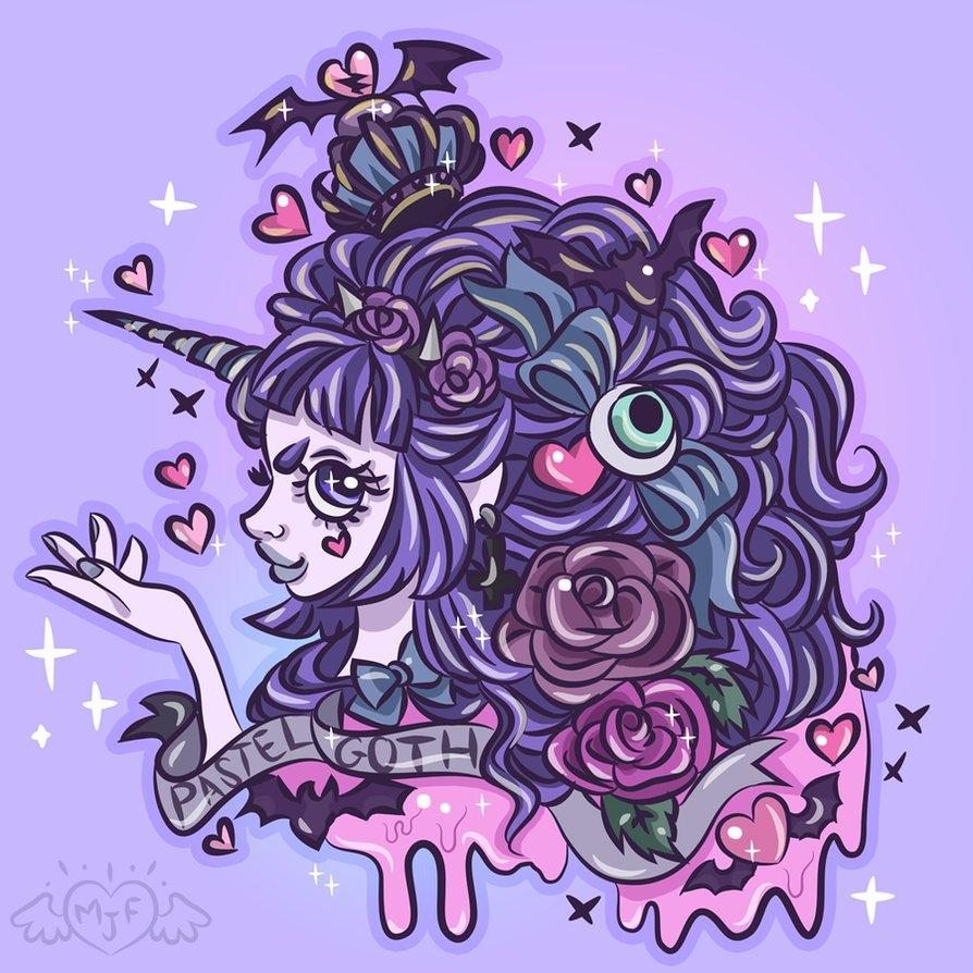 894x894 Pastel Goth Wallpaper
