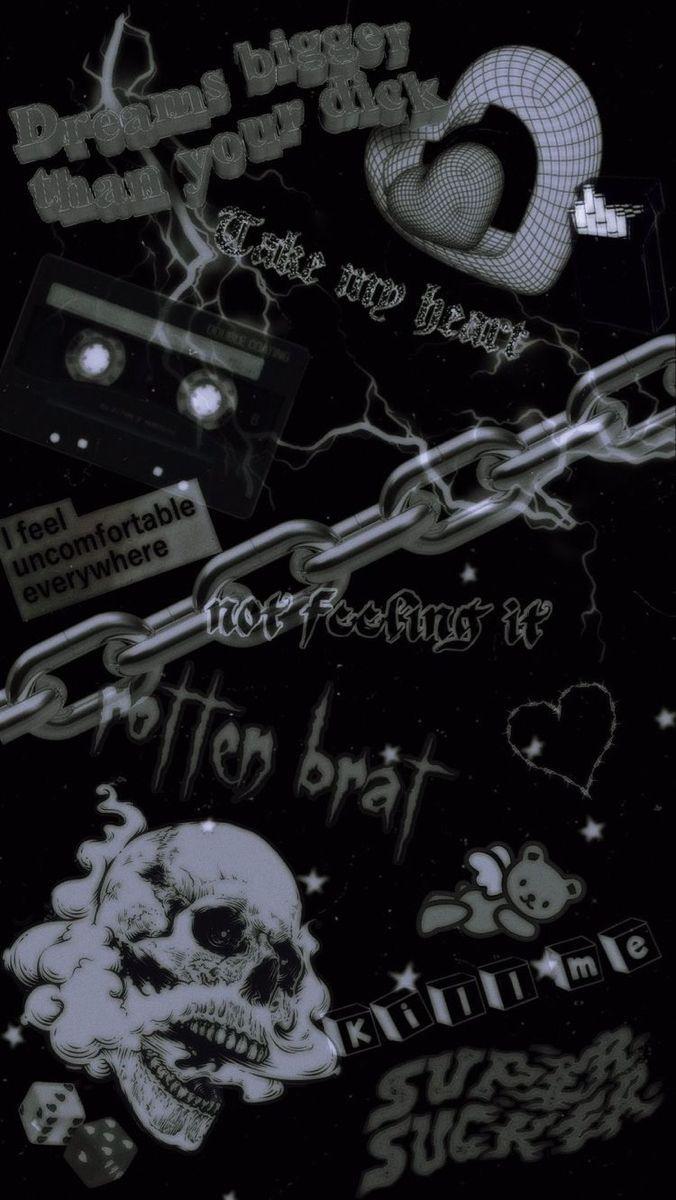 676x1200 WALLPAPERS. Emo wallpaper, Emo girl wallpaper, Goth wallpaper