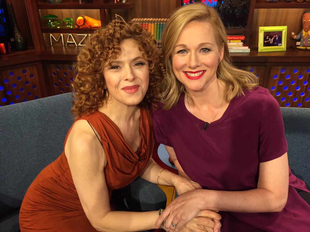 1024x768 Andy Cohen skinned beauties! Bernadette Peters &amp; Laura Linney TIME, 11:15! #WWHL
