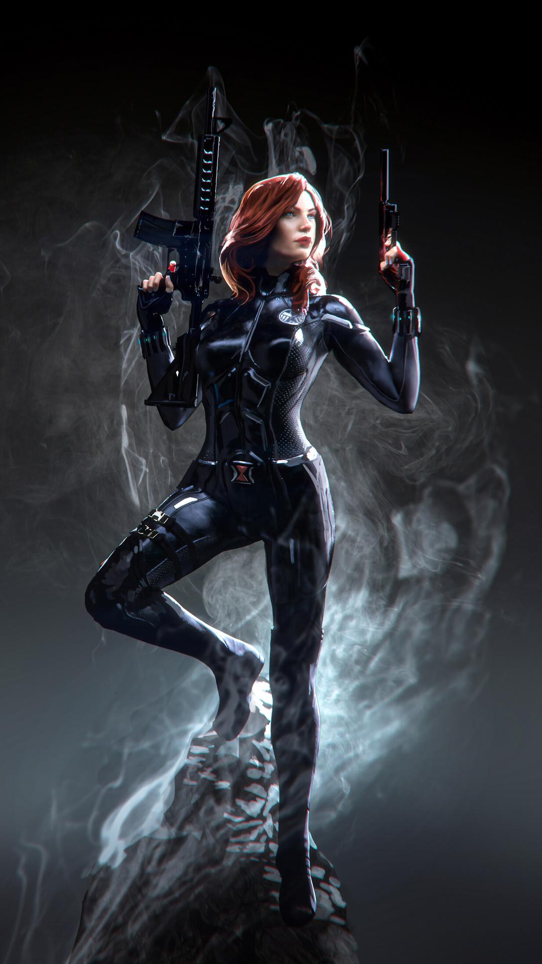 1080x1920 Black Widow Comic Wallpaper