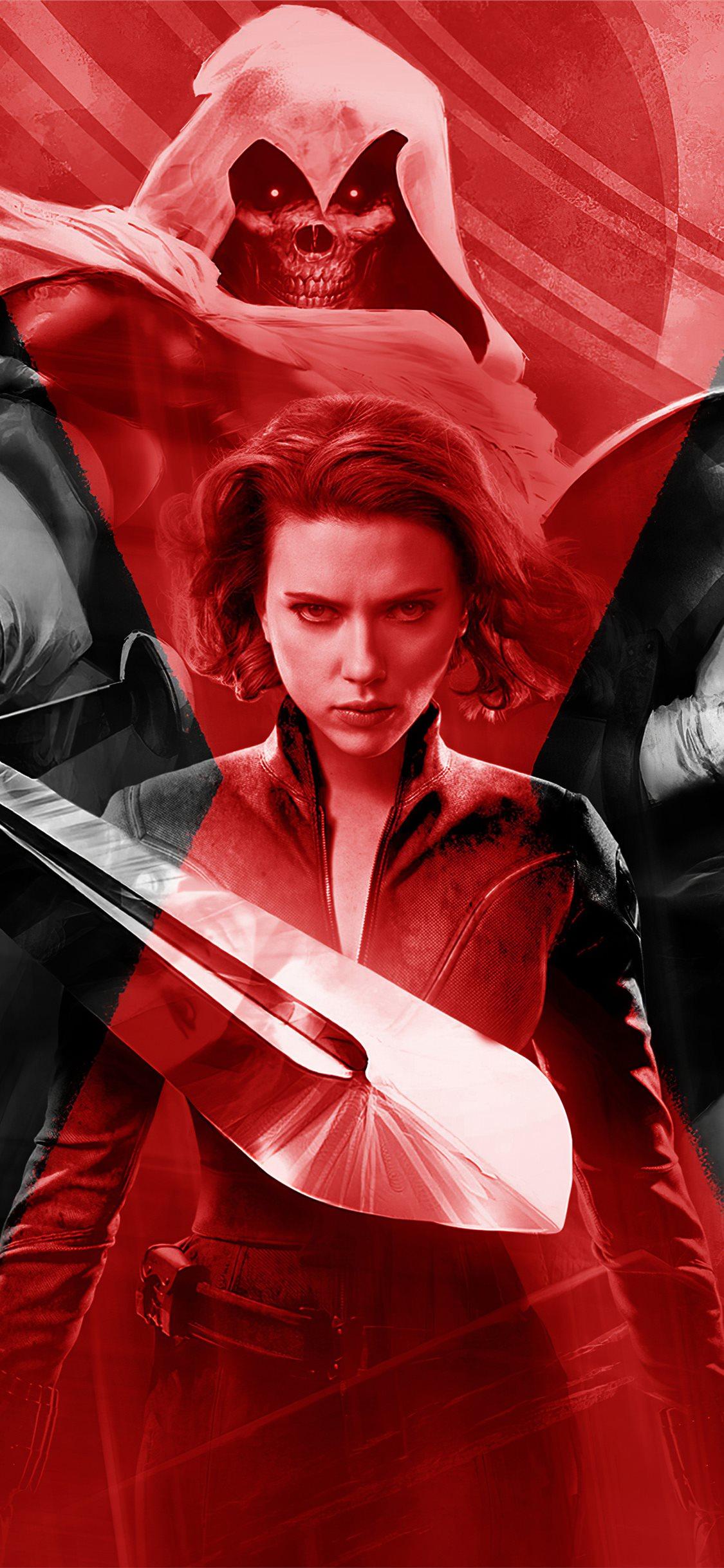 1125x2436 black widow movie 2020 4k iPhone X Wallpaper Free Download