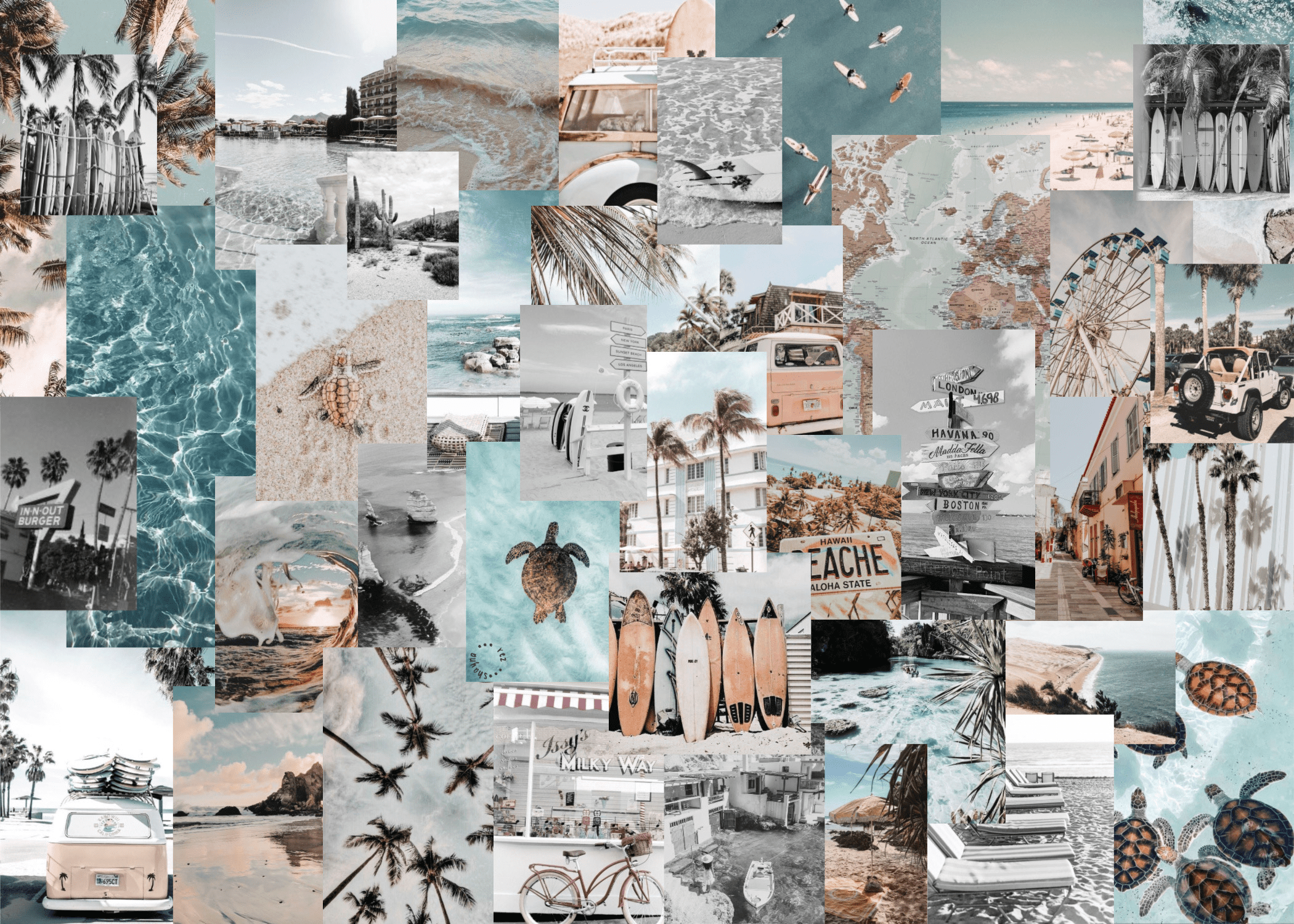 2100x1500 Aesthetic Wallpaper Collage HD