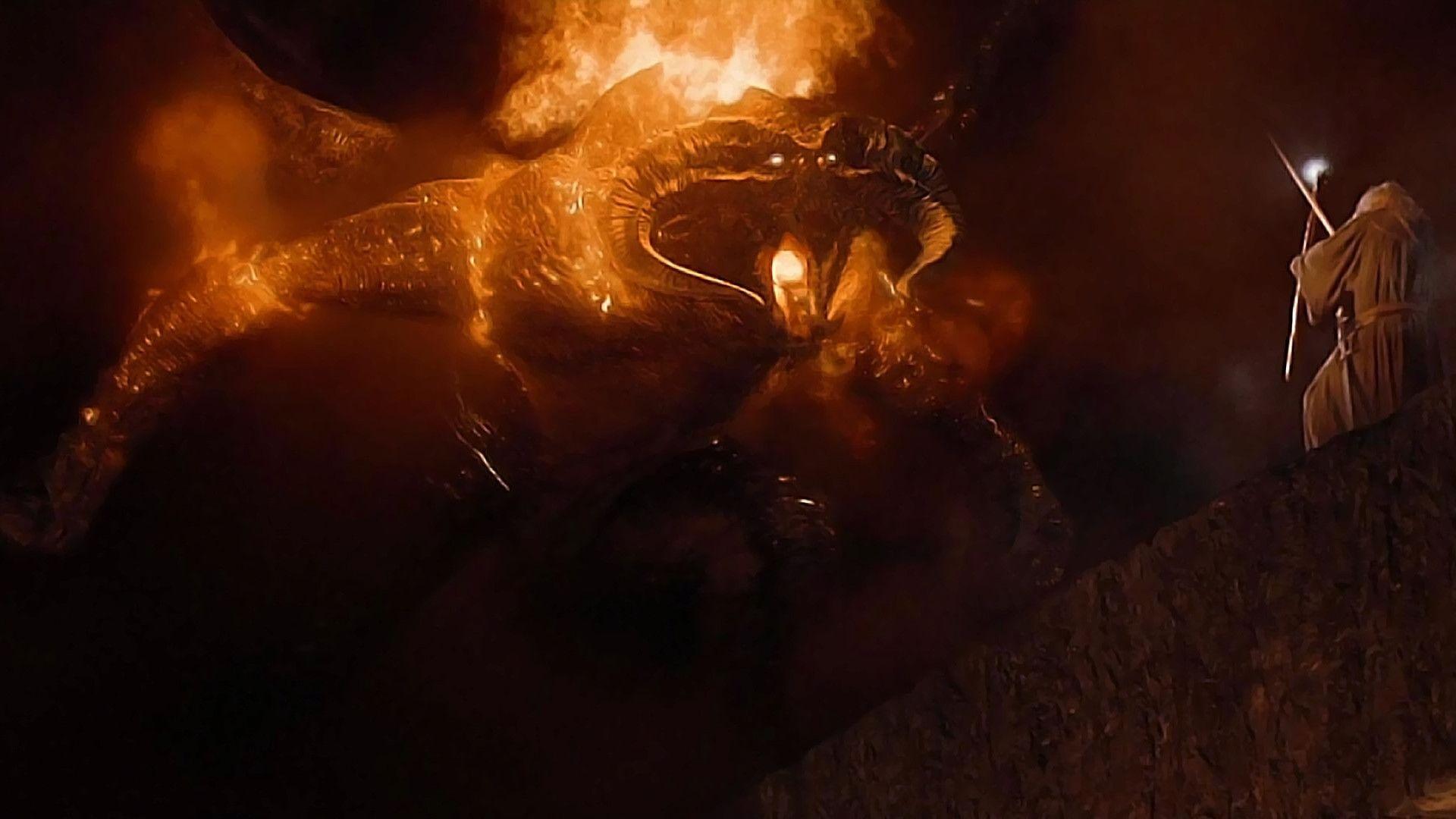 1920x1080 Gandalf's Standoff With The Balrog. X Post From R Wallpaper Thread