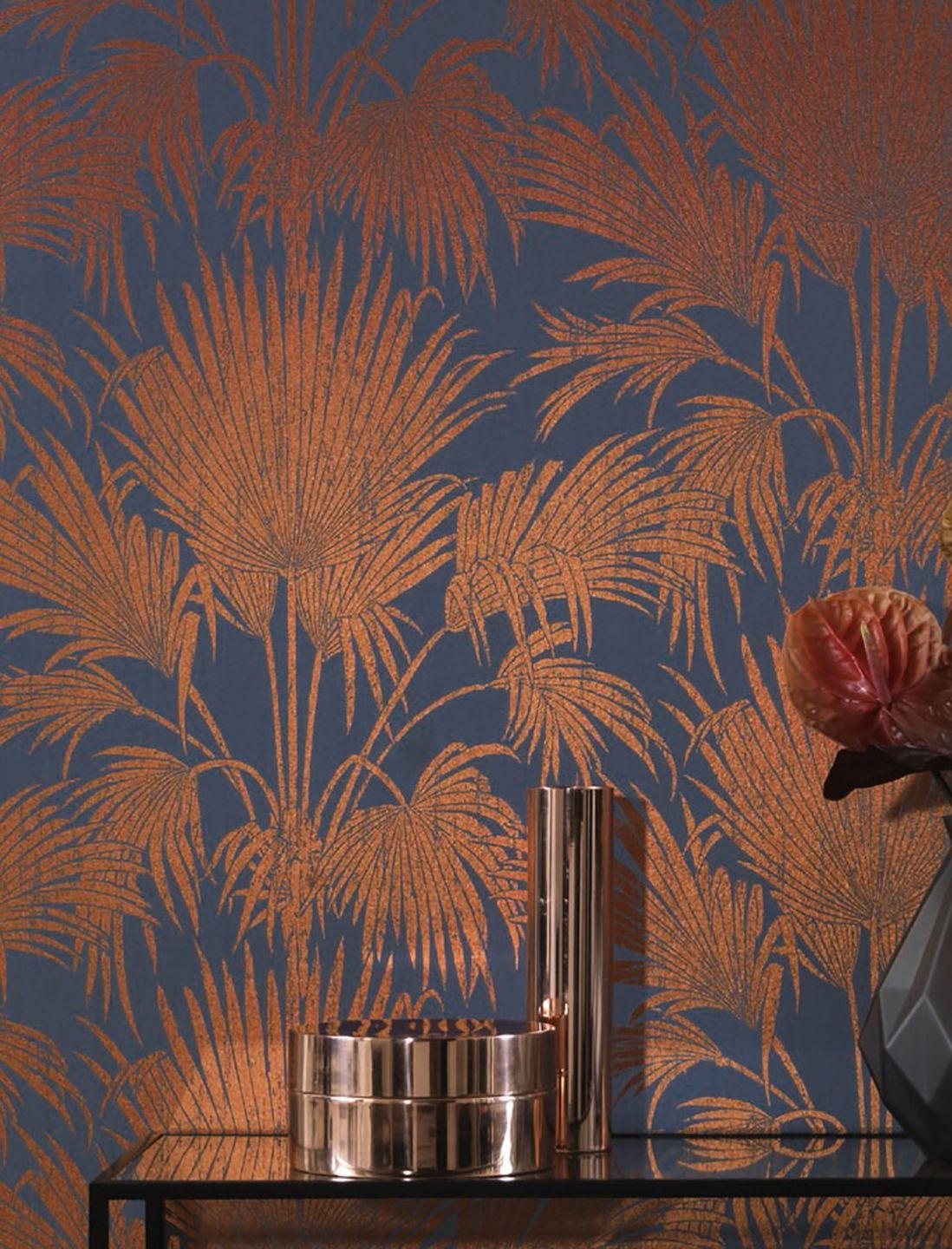 1098x1440 Wallpaper Lorella copper shimmer