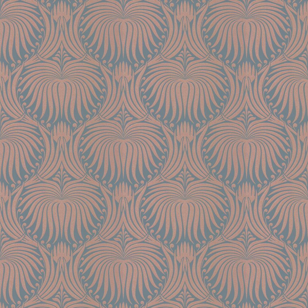 1000x1000 Lotus by Farrow & Ball / Copper : Wallpaper Direct