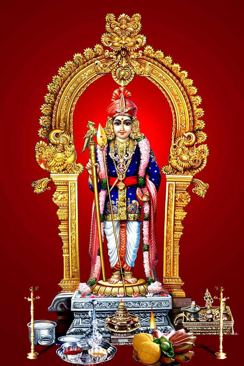 800x1200 Lets offer Silk Kaupeenam to Palani Murugan