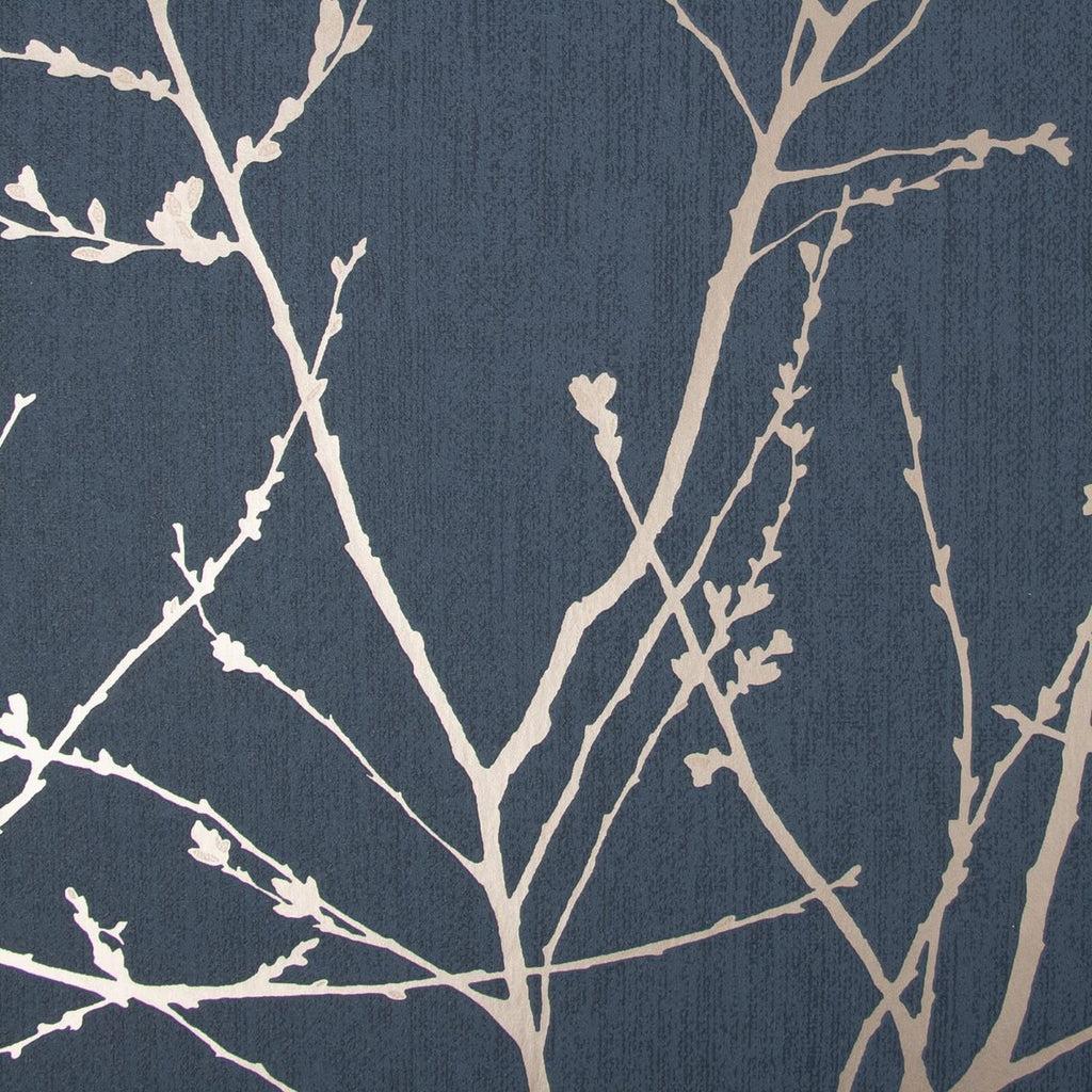 1024x1024 Innocence Navy Copper Wallpaper. Graham & Brown 108619