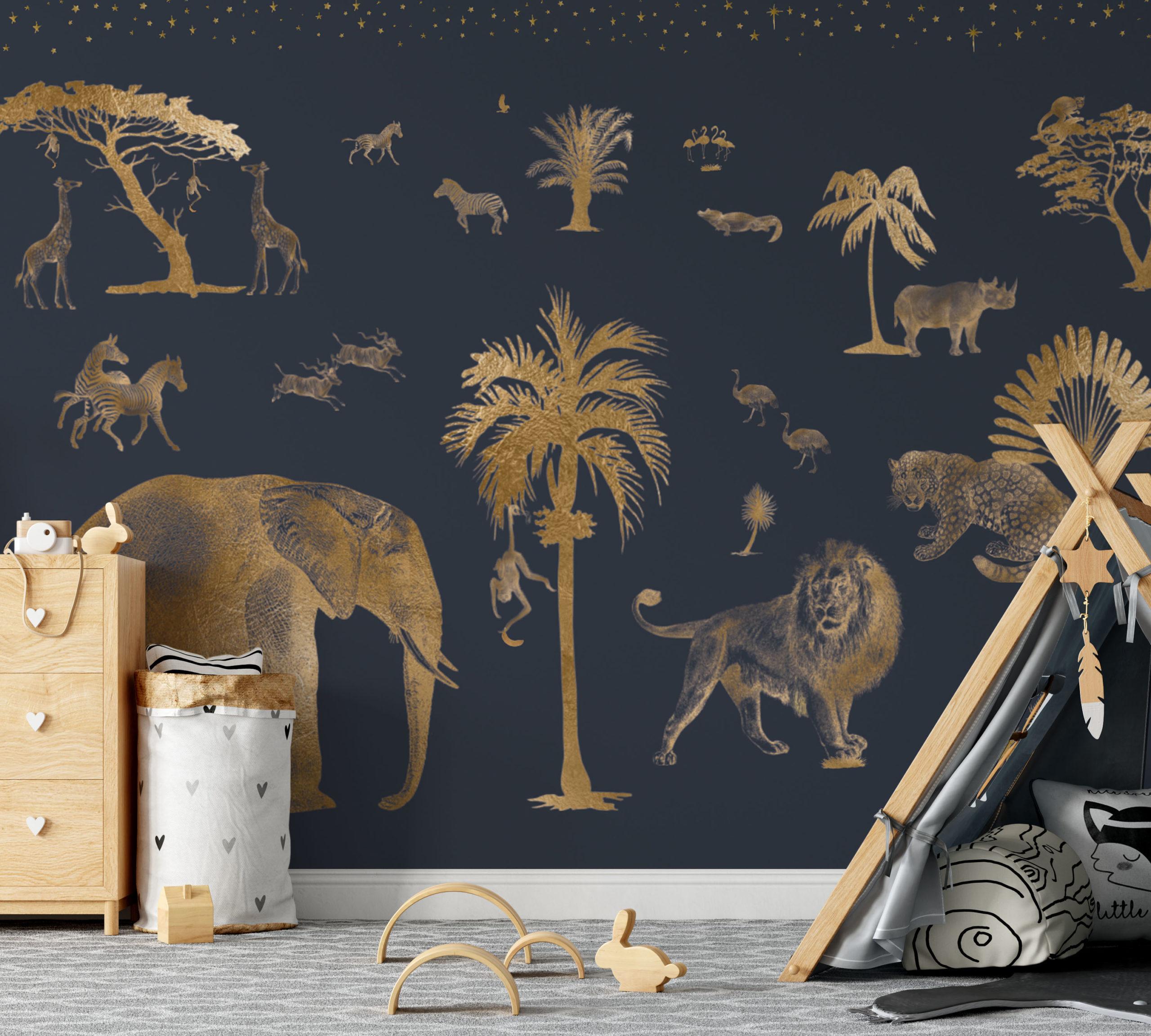 2560x2304 Safari Copper Gold (Hague Blue Farrow & Ball)
