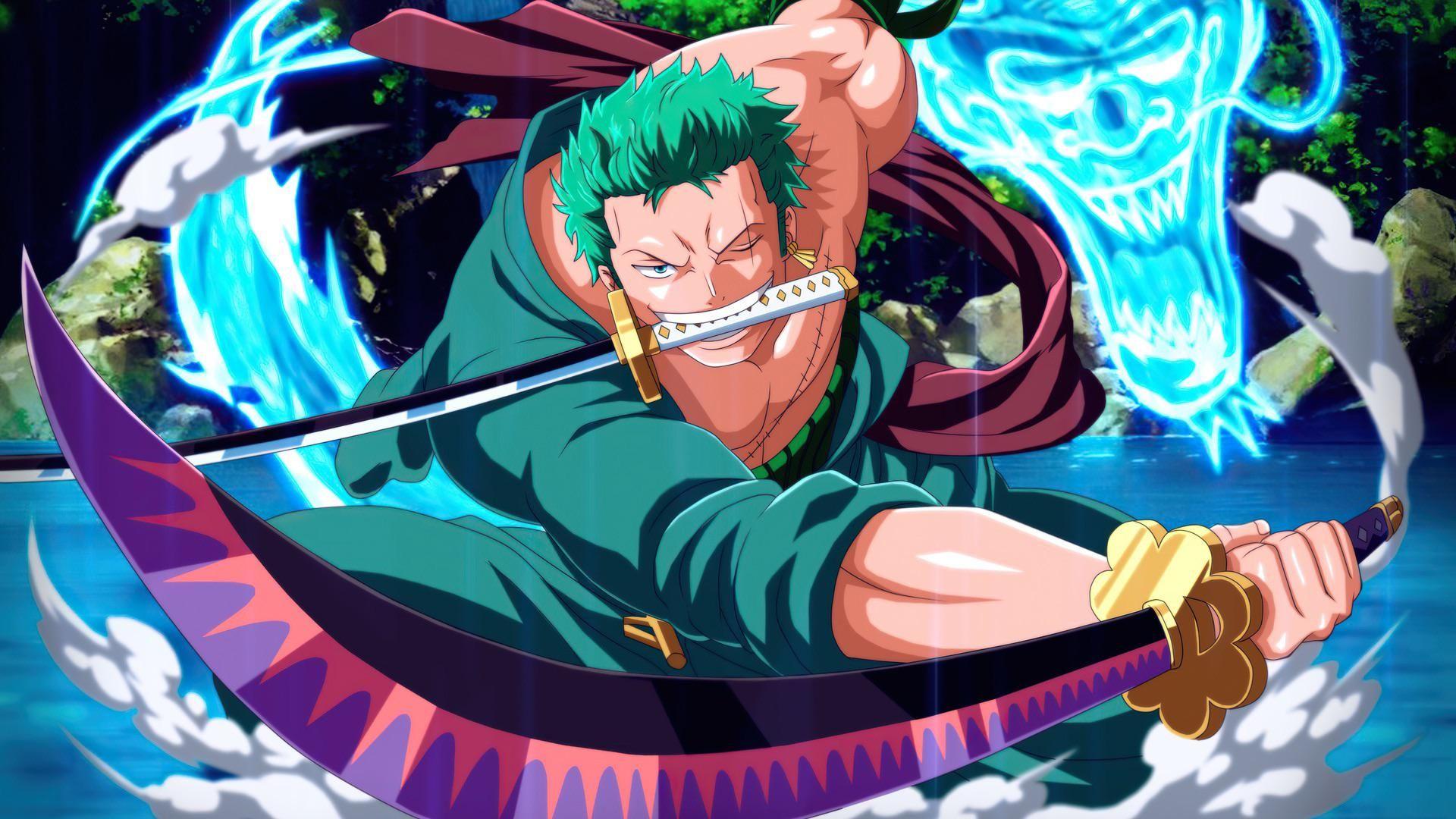 1920x1080 Roronoa Zoro One Piece [1920x1080]. Full credits to u/ Axzytee. Zoro one piece, One piece anime, Roronoa zoro