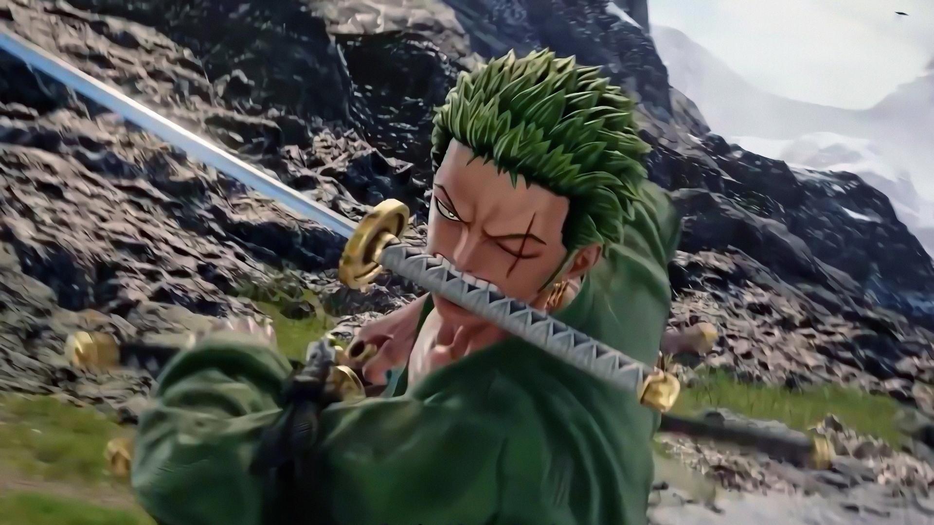 1920x1080 Download video game, jump force, roronoa zoro, one piece 1920x1080 wallpaper, full hd, hdtv, fhd, 1080p wallpaper, 1920x1080 HD image, background, 10744