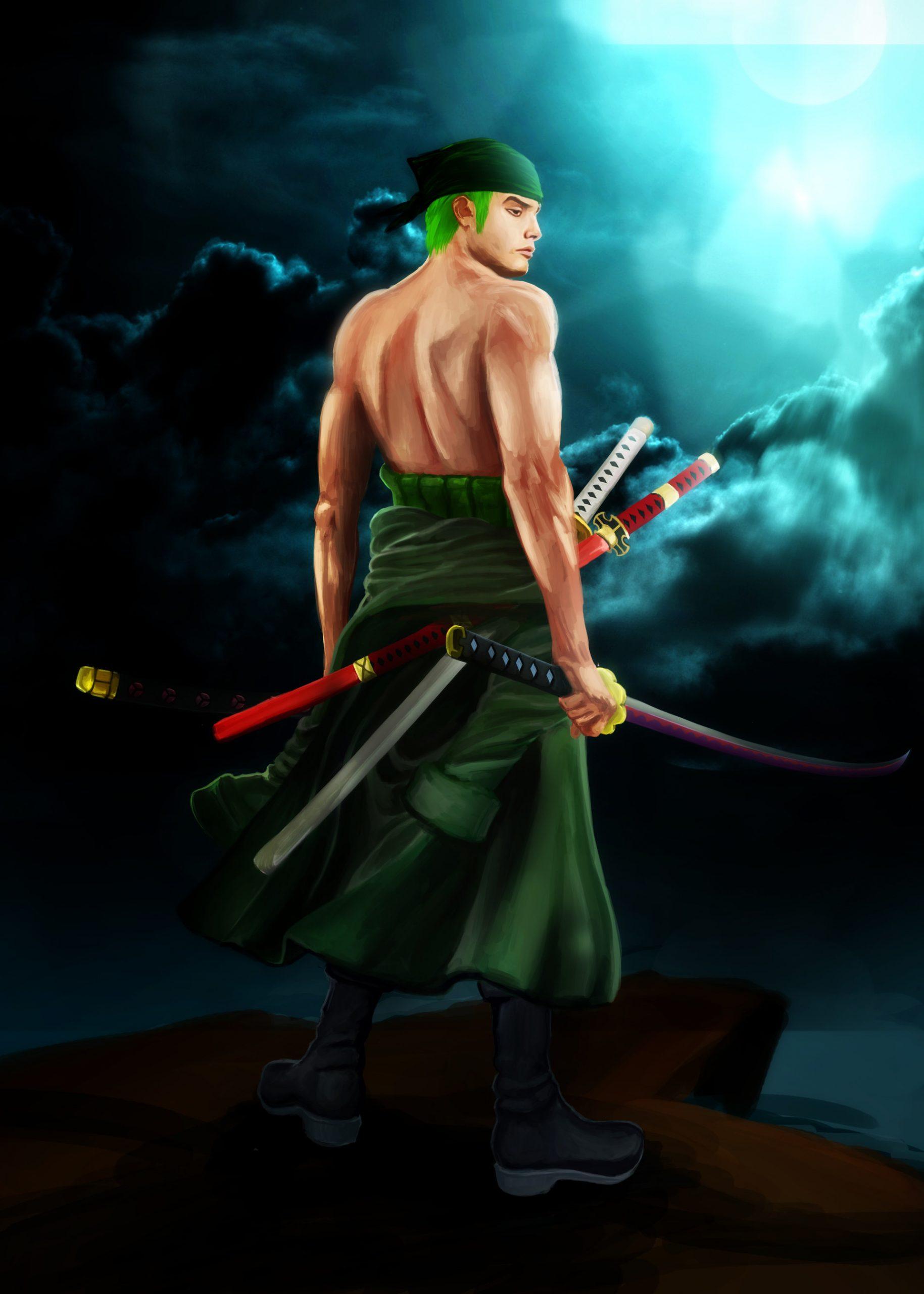1829x2560 Background Zoro Wallpaper