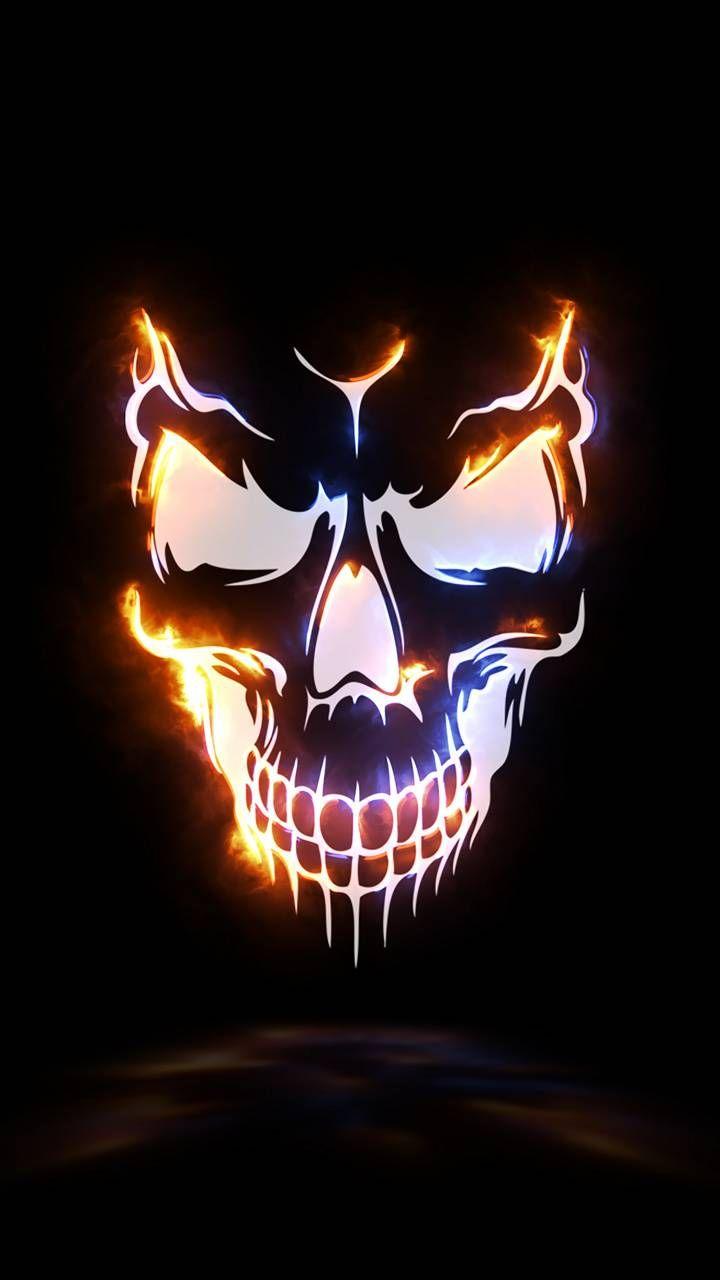 720x1280 Skull wallpaper