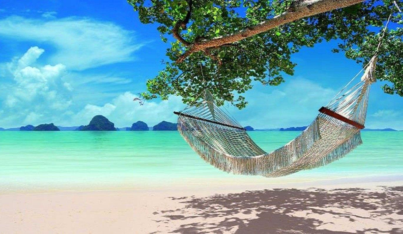 1369x794 Summer Beach Desktop Wallpaper