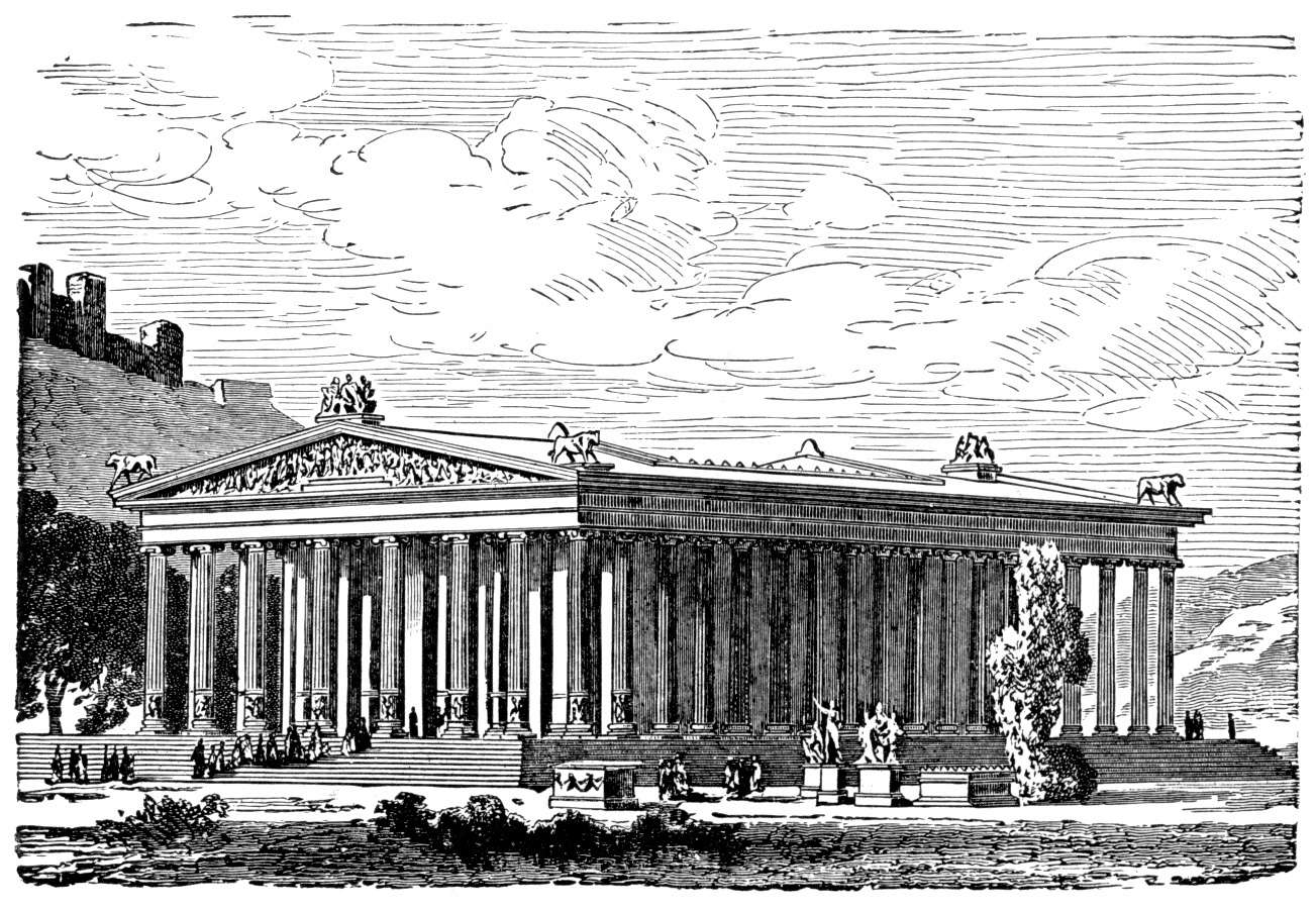 1303x901 Temple Of Artemis Wallpaper