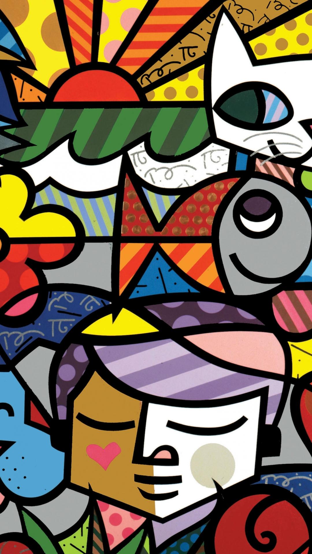 1080x1920 Artistic Psychedelic Phone Wallpaper