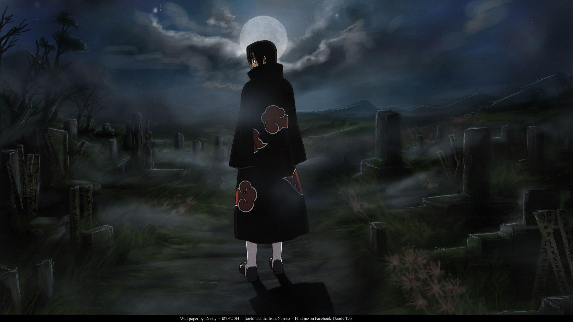 Itachi Uchiha In Fire Background Naruto HD wallpaper  Peakpx