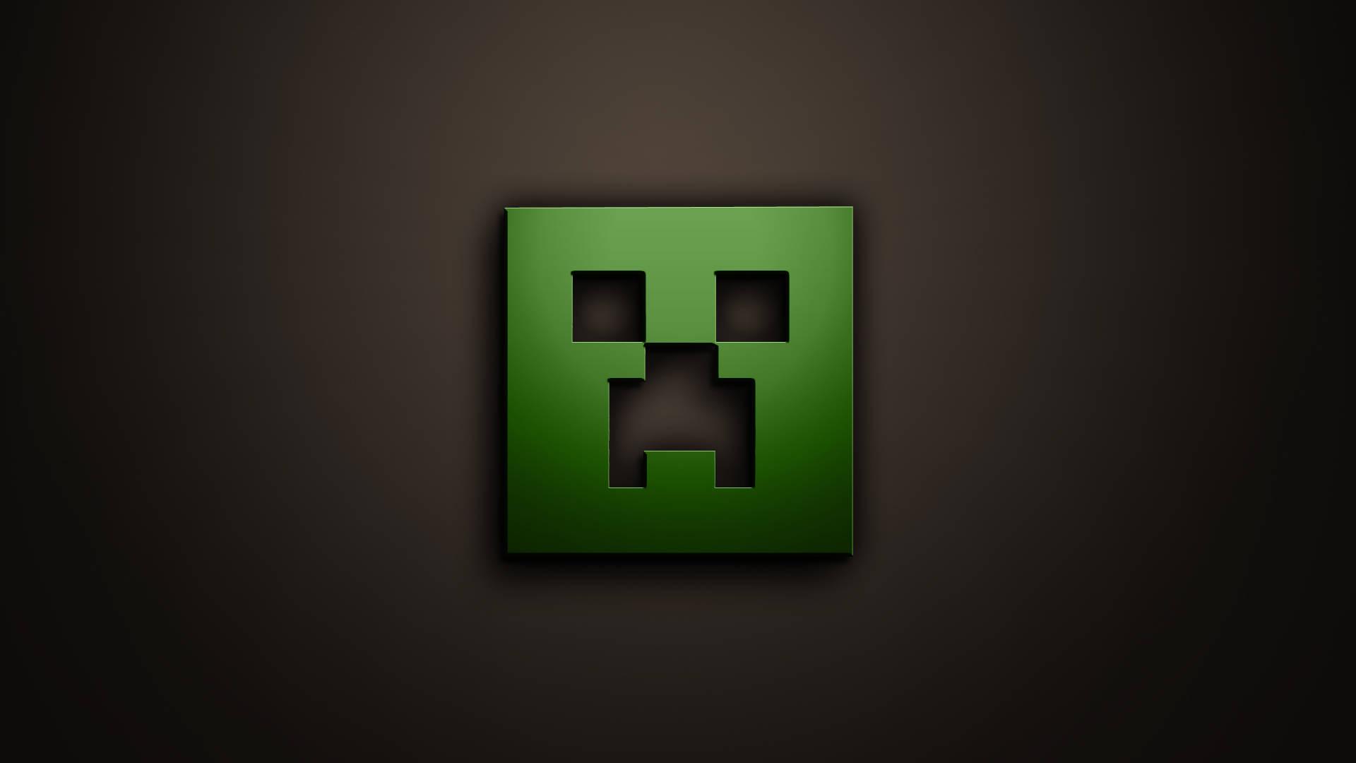 1920x1080 Download Minecraft Creeper Slime Logo Wallpaper